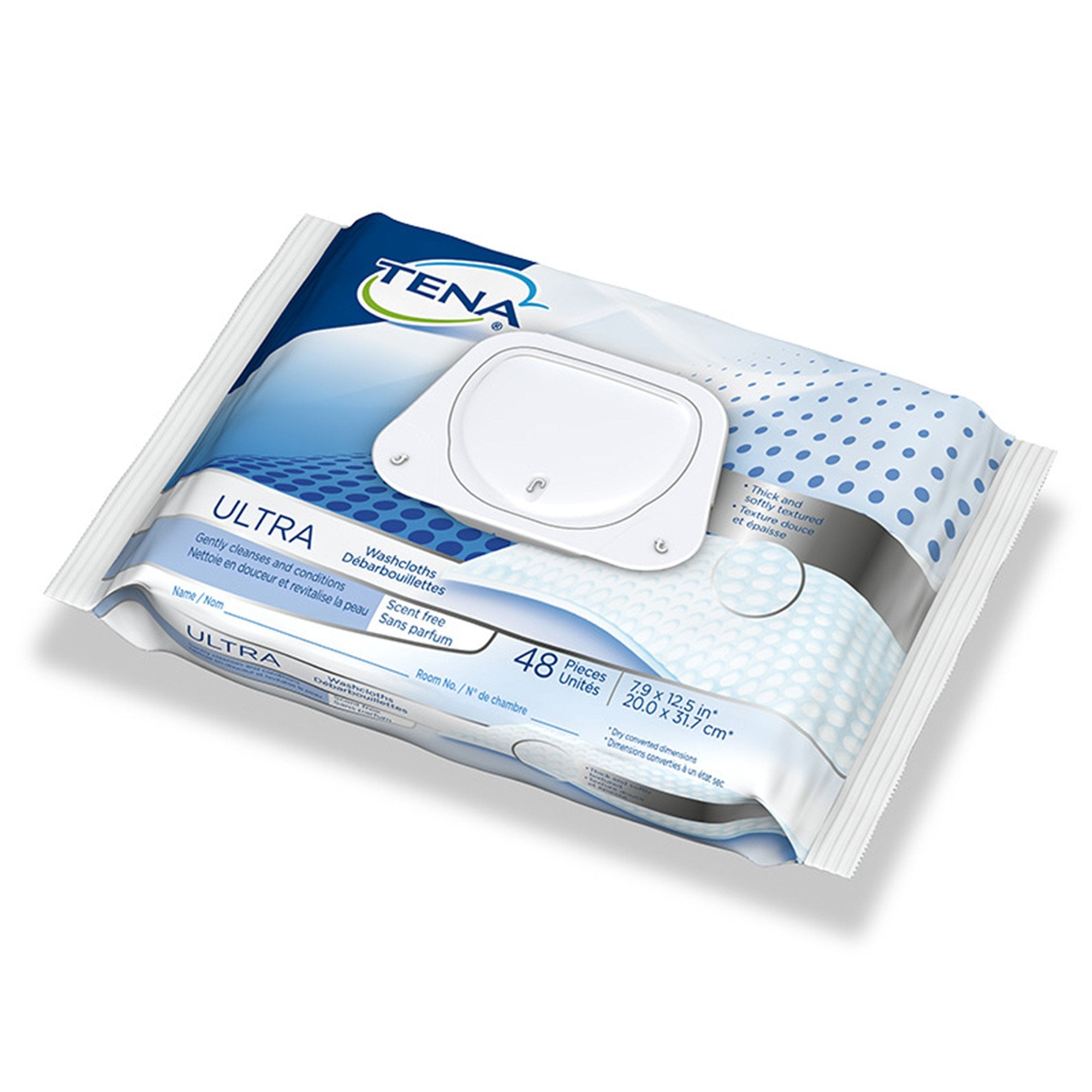 Personal Cleansing Wipe TENA ProSkin Ultra Soft Pack Unscented 48 Count, Packaging Type- Case