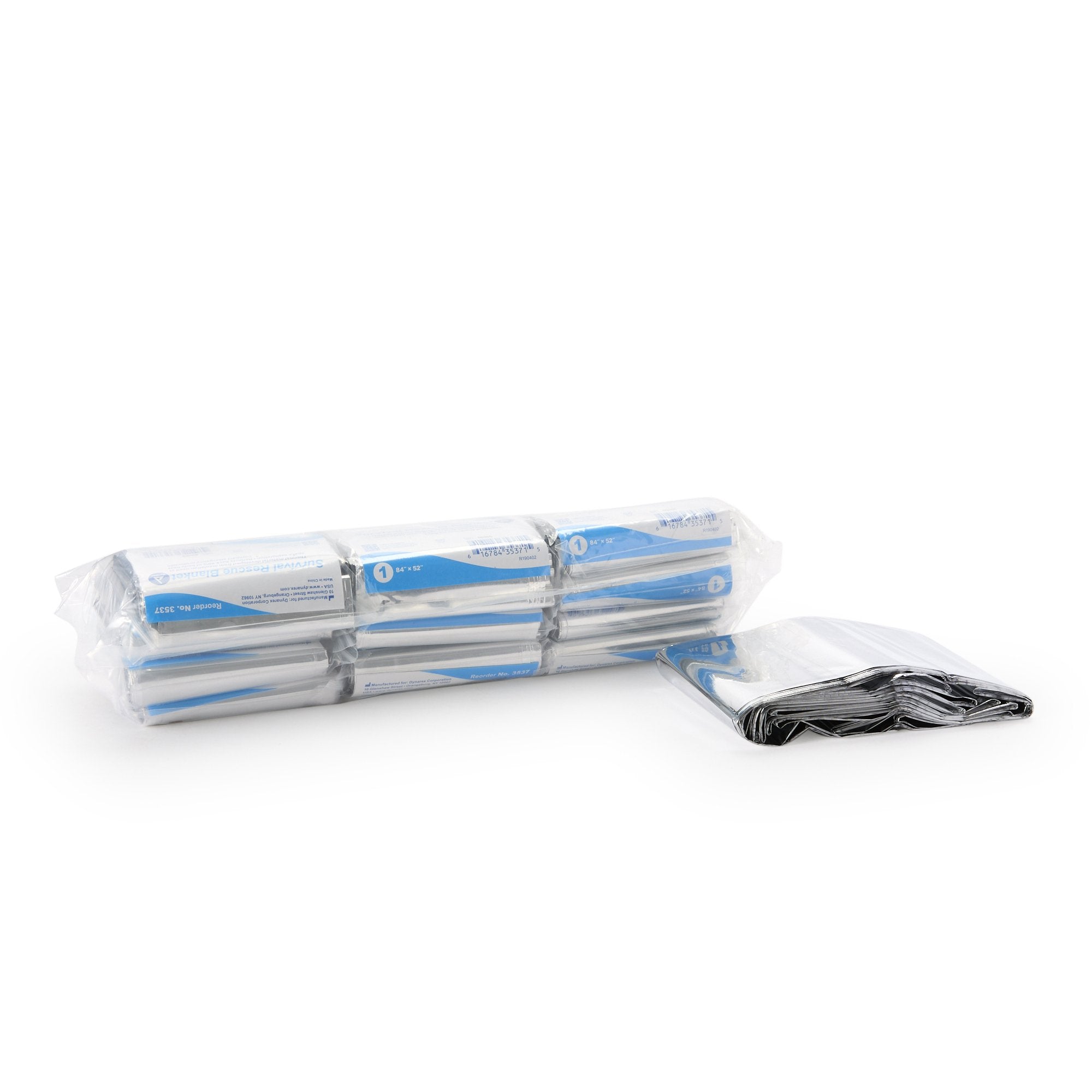 Rescue Blanket 52 W X 84 L Inch Mylar / Aluminum, Packaging Type- Case