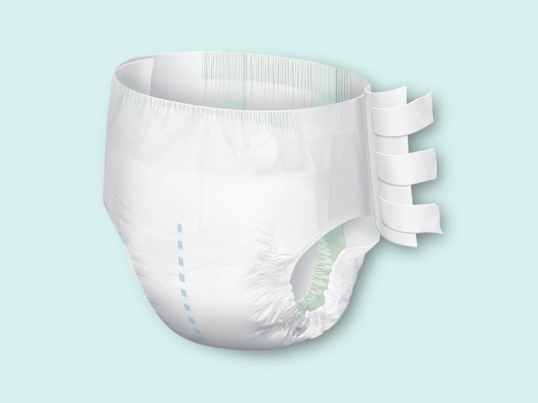 Unisex Adult Incontinence Brief Depend Large Disposable Heavy Absorbency, Packaging Type- Case
