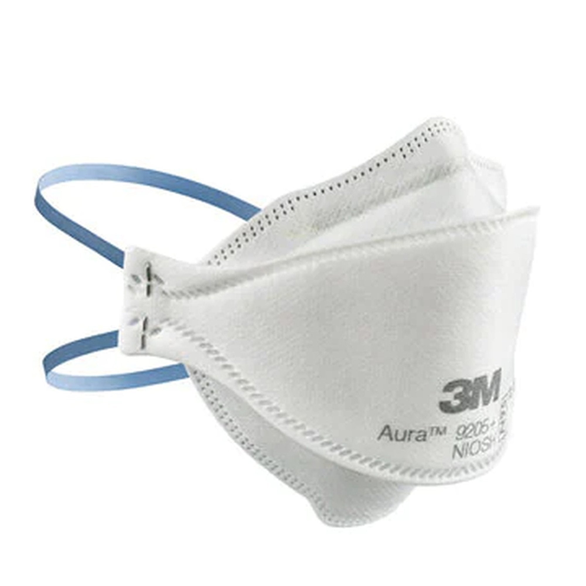 Particulate Respirator Mask 3M Aura Industrial N95 Not Rated Elastic Strap One Size Fits Most, Packaging Type- Case