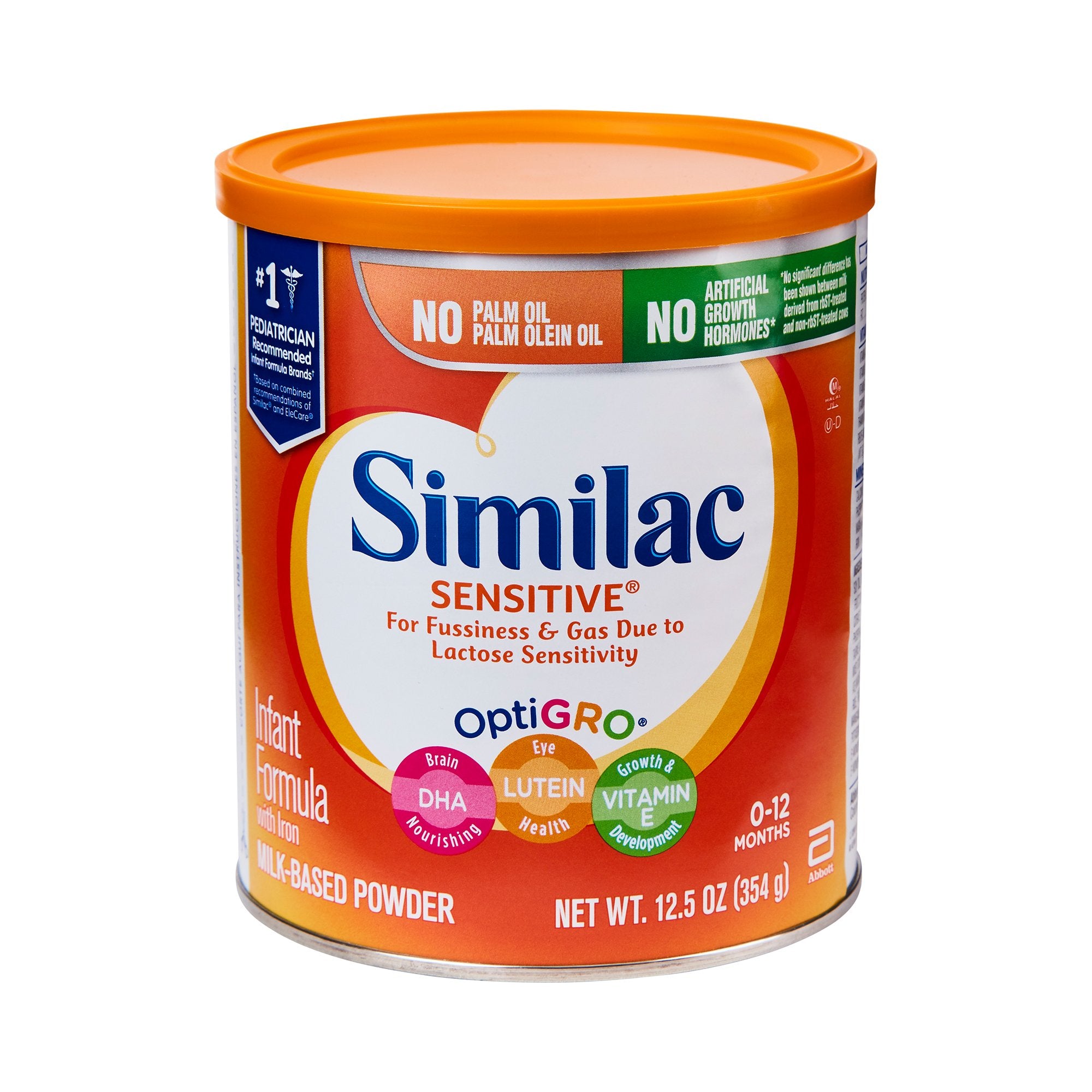 Infant Formula Similac Sensitive® Unflavored 12.5 oz. Can Powder Iron Lactose Sensitivity, Packaging Type- Each