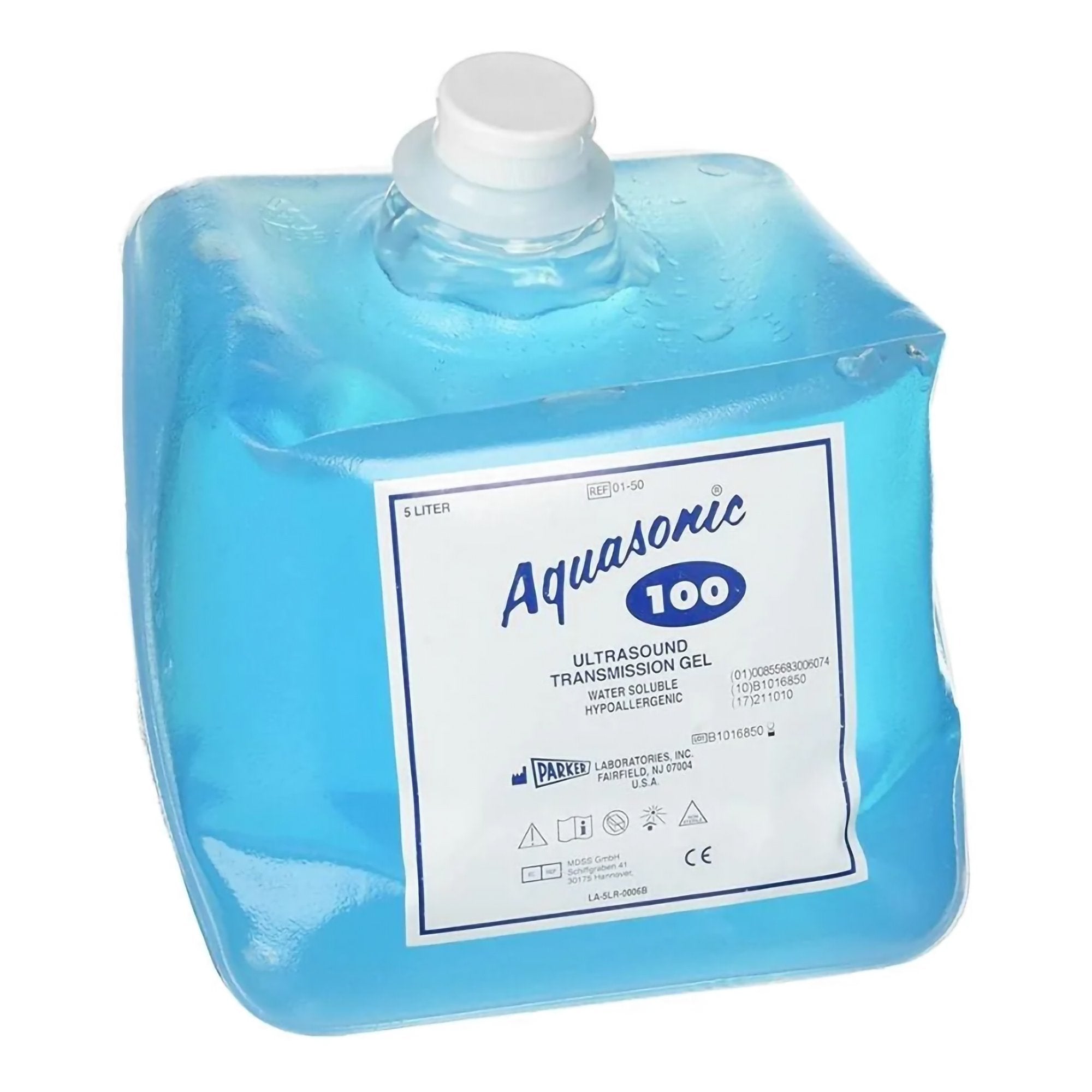 Ultrasound Gel Aquasonic® High Viscosity 5 Liter Jug NonSterile