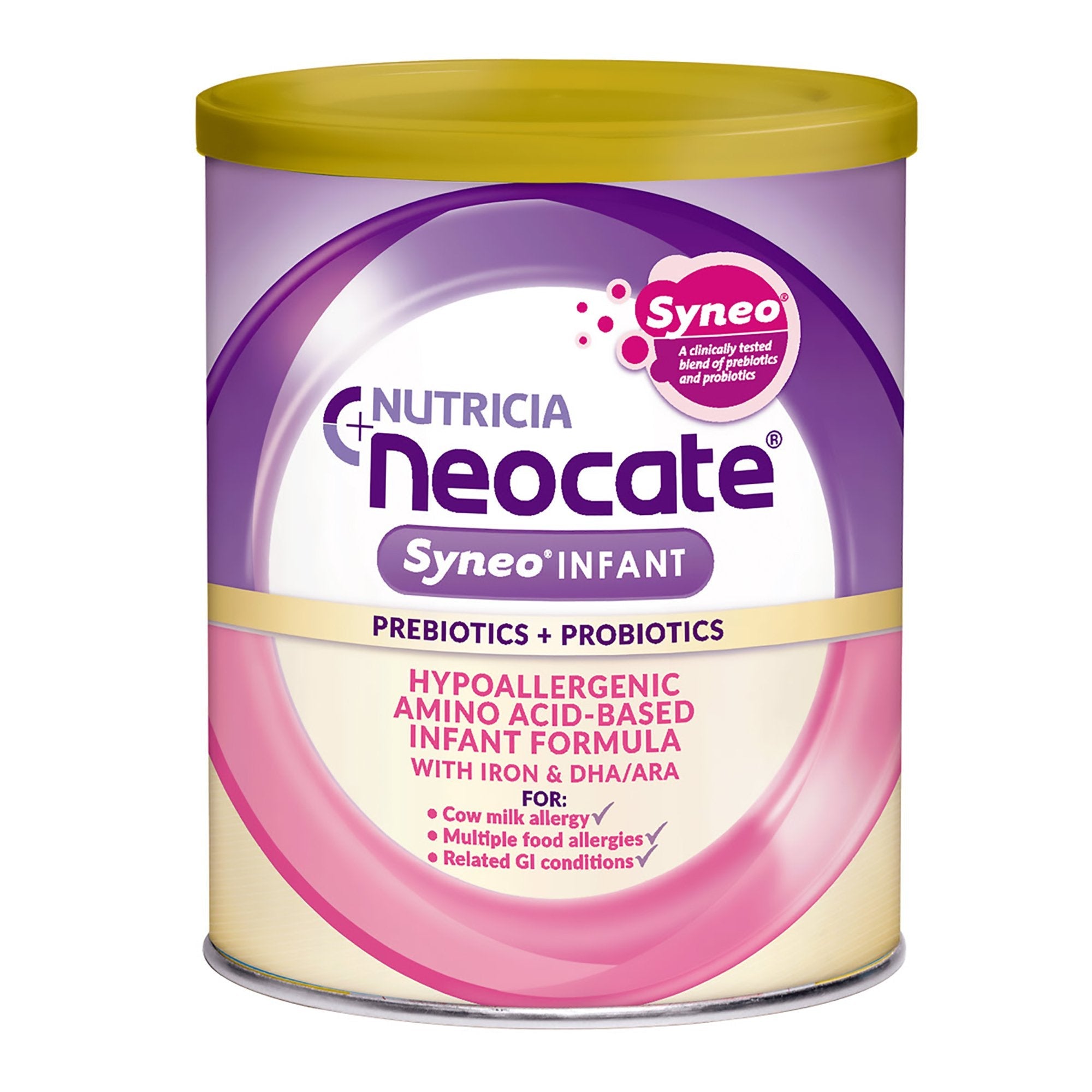 Infant Formula Neocate Syneo Unflavored 14.1 oz. Can Liquid Amino Acid Food Allergies