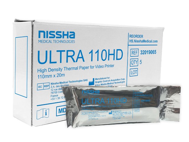 Ultrasound Video Paper Nissha Roll High Density Without Grid, Packaging Type- Box