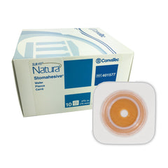 Ostomy Barrier Sur Fit Natura Trim to Fit, Standard Wear Stomahesive Without Tape 70 mm Flange Sur Fit Natura System Hydrocolloid 1 7/8 to 2 1/2 Inch Opening 5 X 5 Inch
