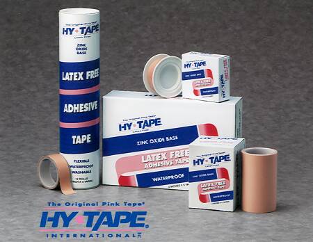 Waterproof Medical Tape Hy Tape Pink 1/2 Inch X 5 Yard Zinc Oxide Adhesive Zinc Oxide NonSterile