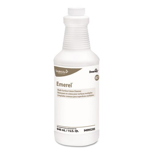 Diversey Emerel Surface Cleaner Acid Based Manual Squeeze Cream 32 oz. Bottle Fresh Scent NonSterile, Packaging Type- Case