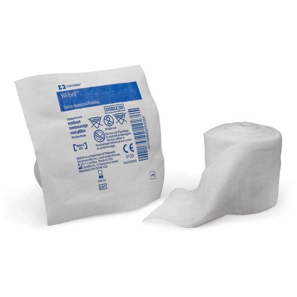 Cast Padding Undercast Webril 3 Inch X 4 Yard Cotton Sterile