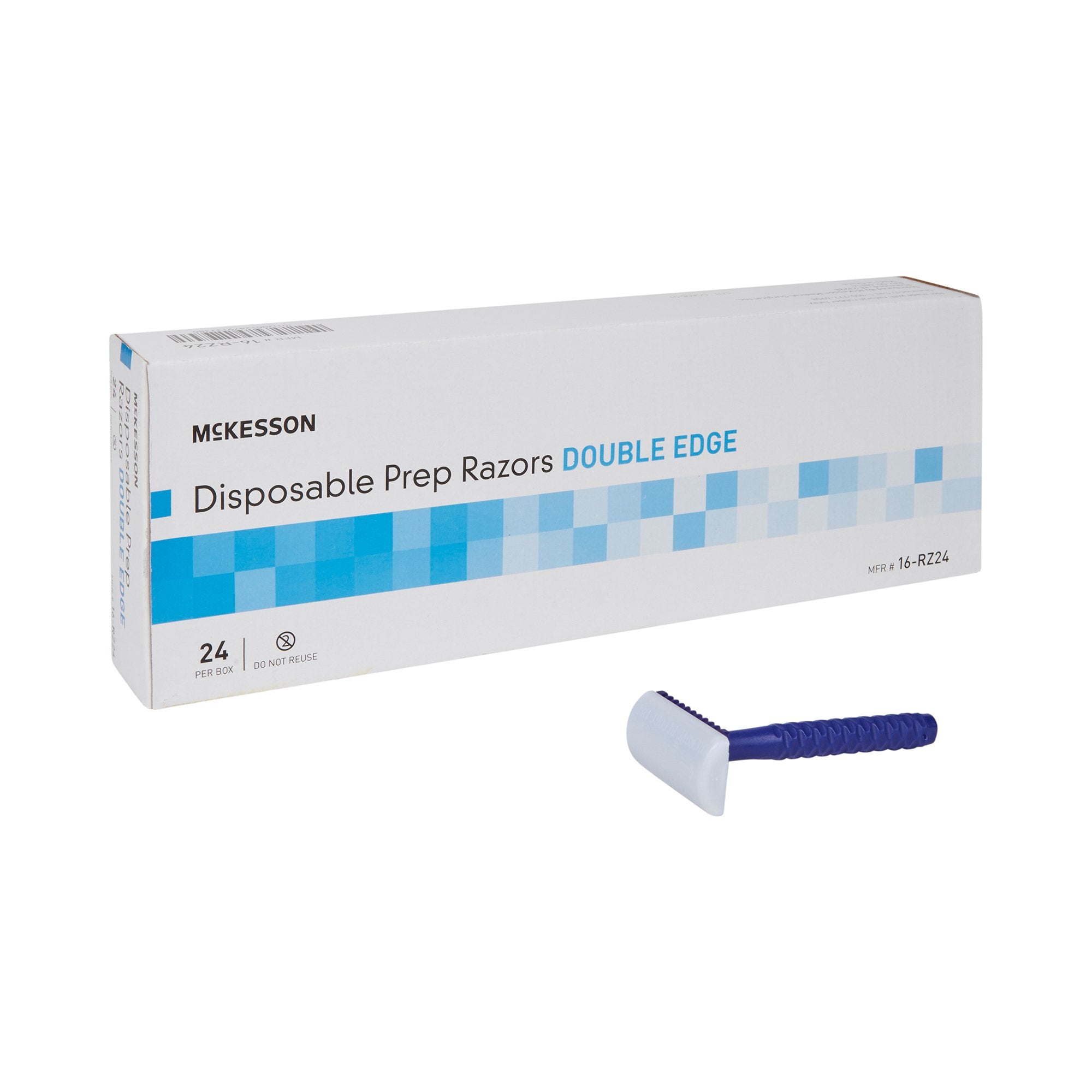 Surgical Prep Razor McKesson Double Edge Single Blade NonSterile Disposable, Packaging Type- Case