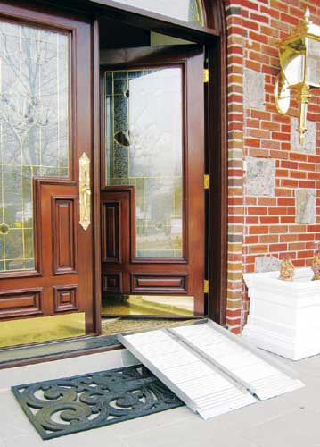 wheelchair scooter ramp 6 single fold suitcase w bag