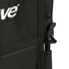 Drive Medical Transport Lightweight Wheelchair with Padded armrests and swing-away footrests