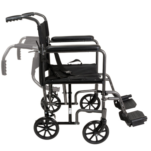 wheelchair transport steel 19 seat width