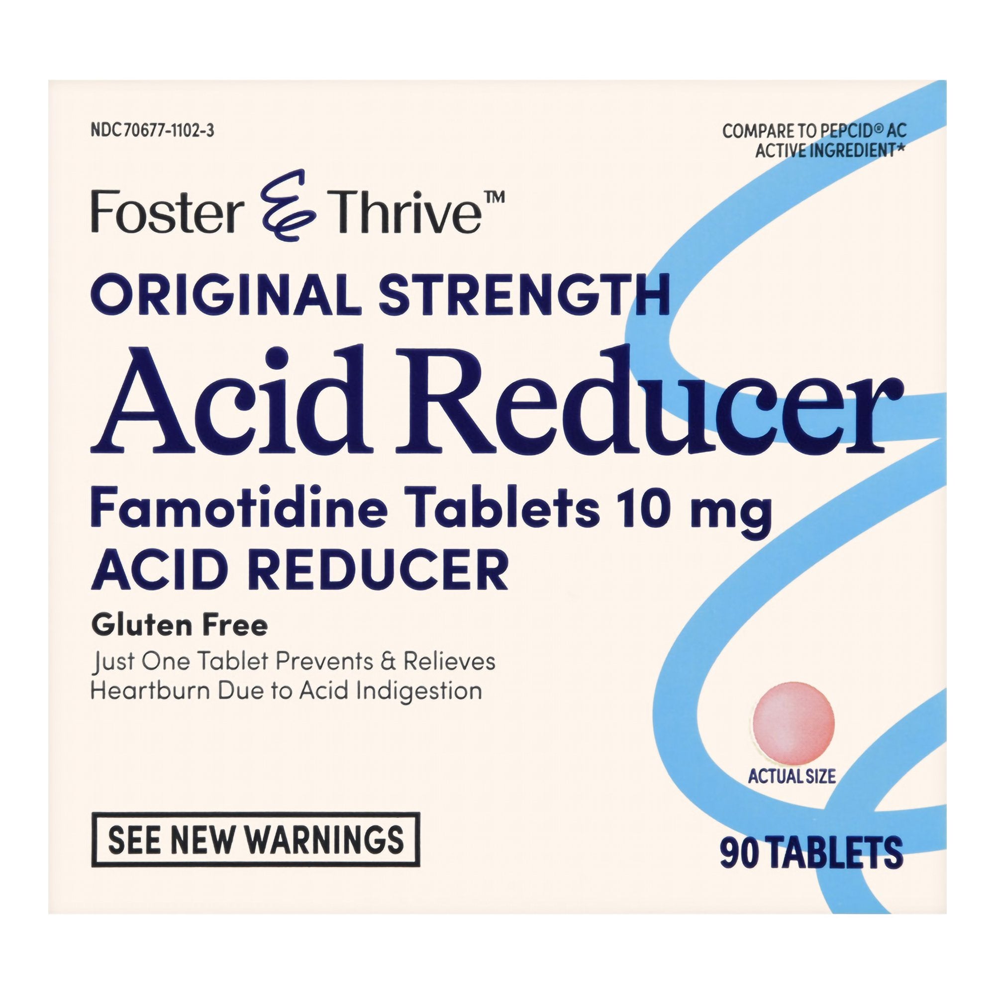 Antacid Foster & Thrive 10 mg Strength Tablet 90 per Box, Packaging Type- Box