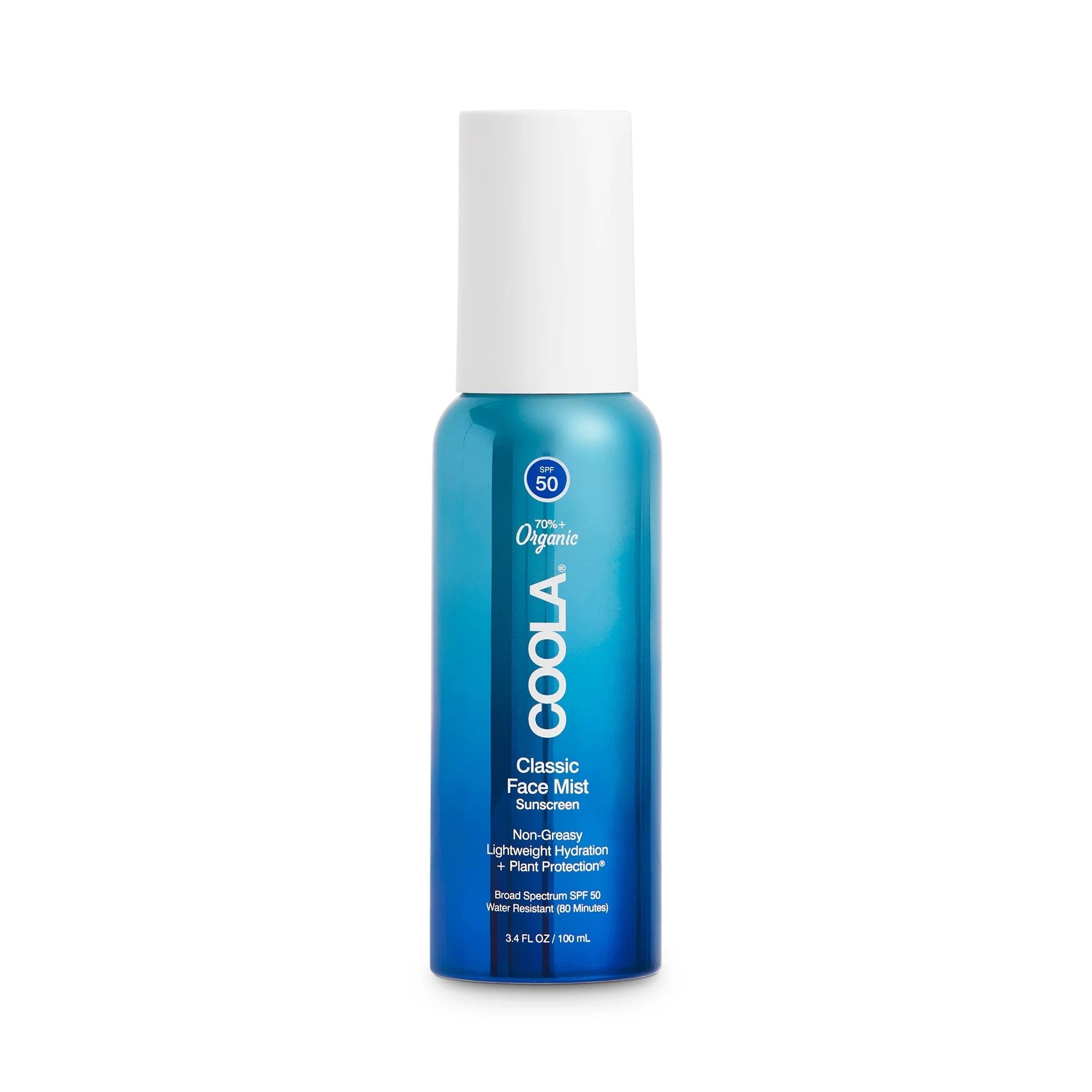 Sunscreen COOLA® Classic Face Mist SPF 50 Mist 3.4 oz. Aerosol Can