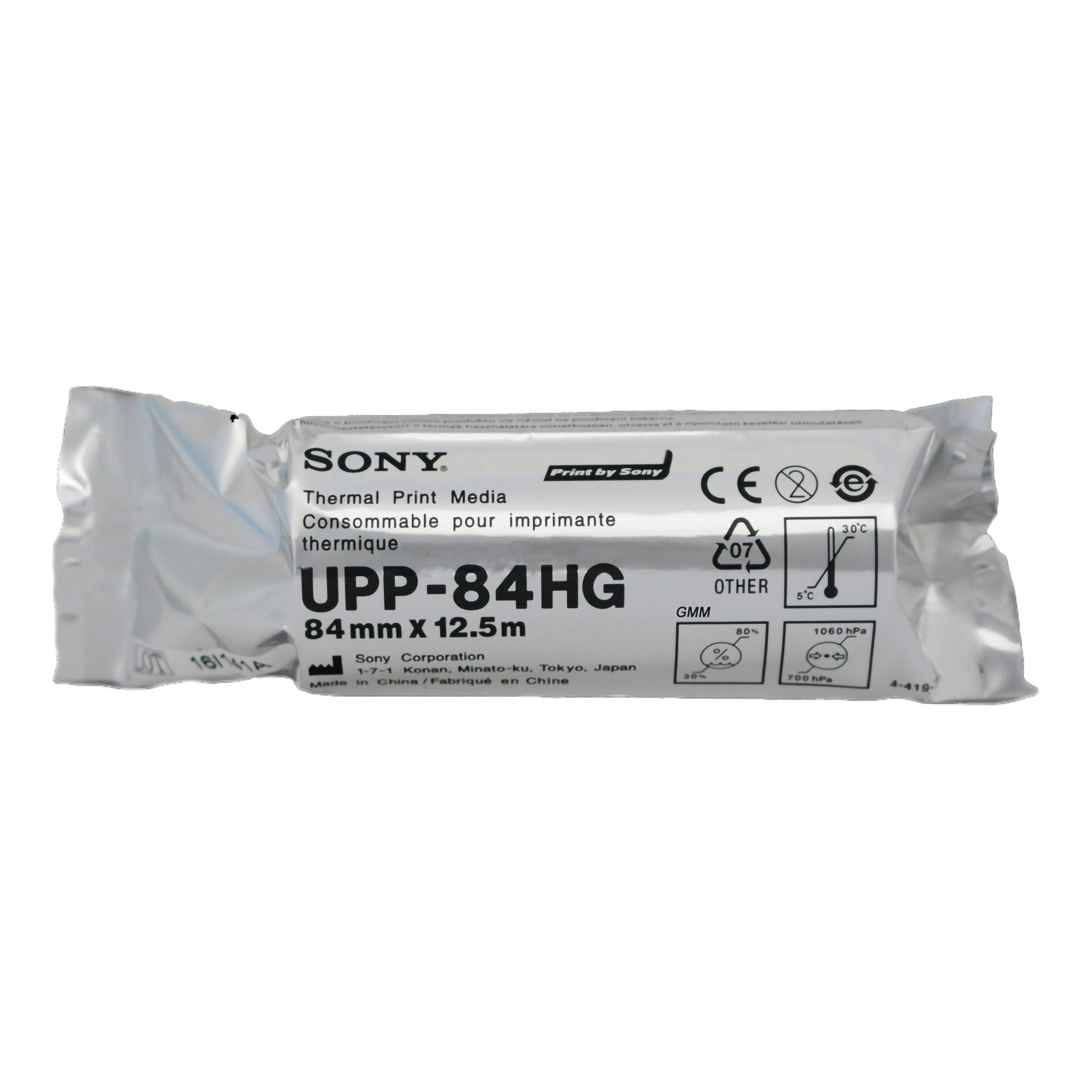 Thermal Printer Paper Sony 104 Prints 84 mm X 12-1/2 m Black / White, Packaging Type- Box