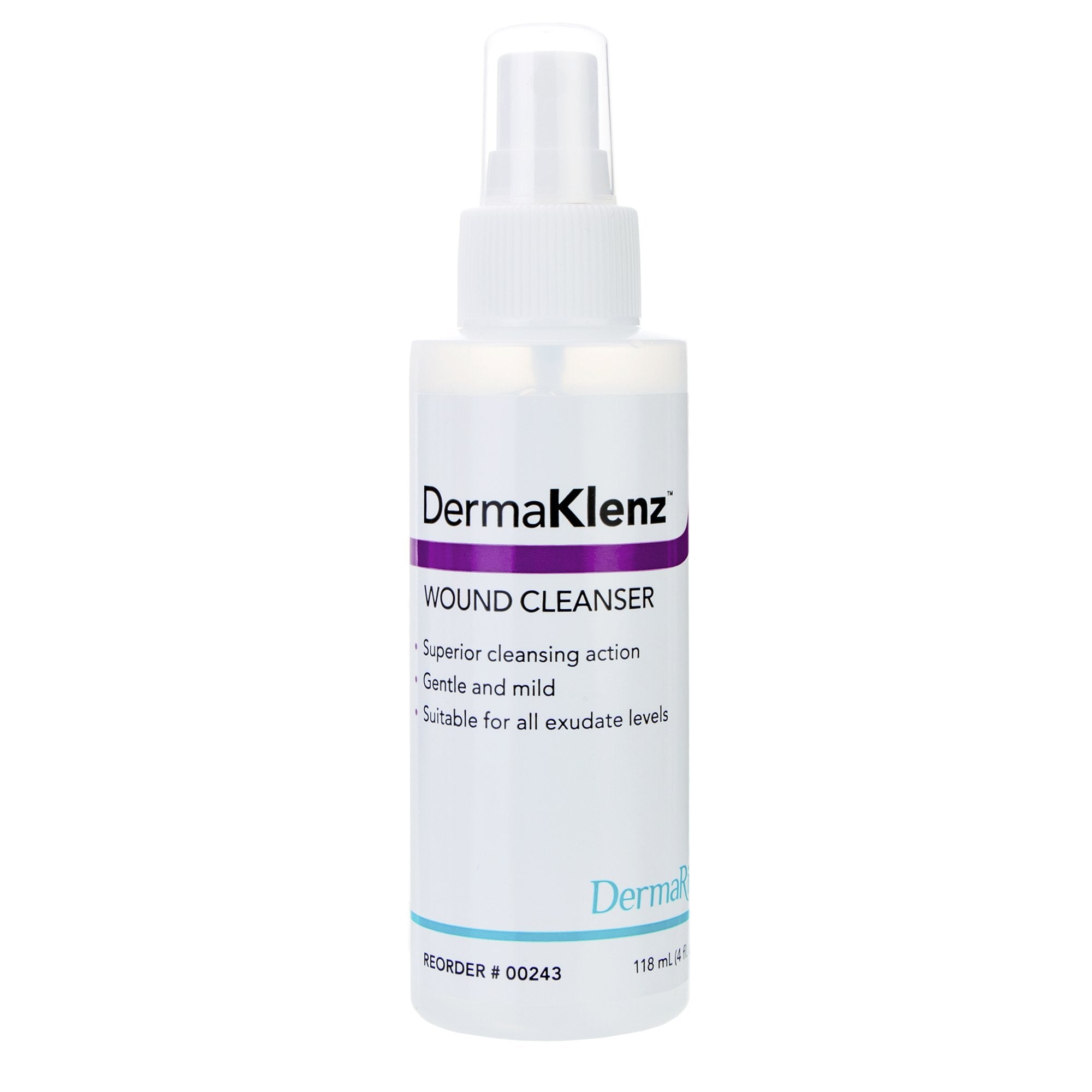 Wound Cleanser DermaKlenz 4 oz. Pump Bottle NonSterile