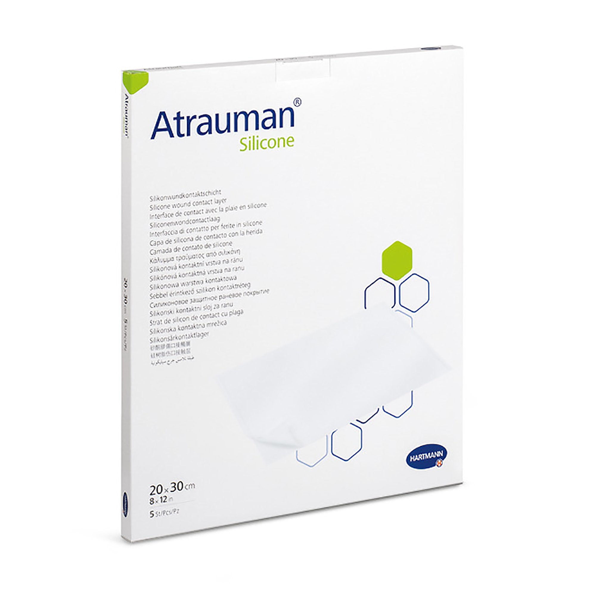 Wound Contact Layer Dressing Atrauman Silicone 8 X 12 Inch Sterile