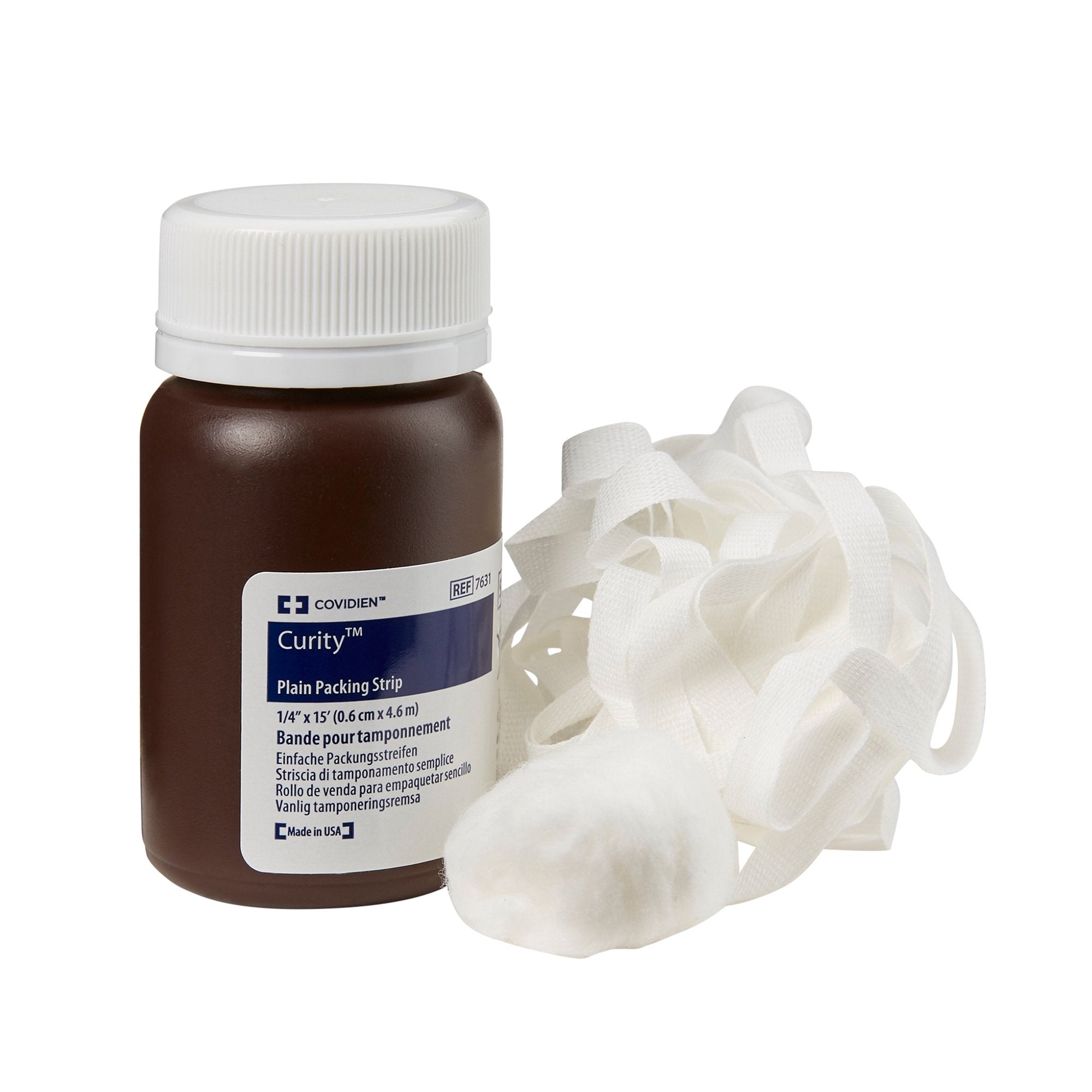 Wound Packing Strip Curity Non impregnated 1/4 Inch X 5 Yard Sterile