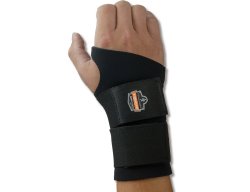 Wrist Support ProFlex 670 Ambidextrous Double Strap Neoprene Left or Right Hand Black X Large