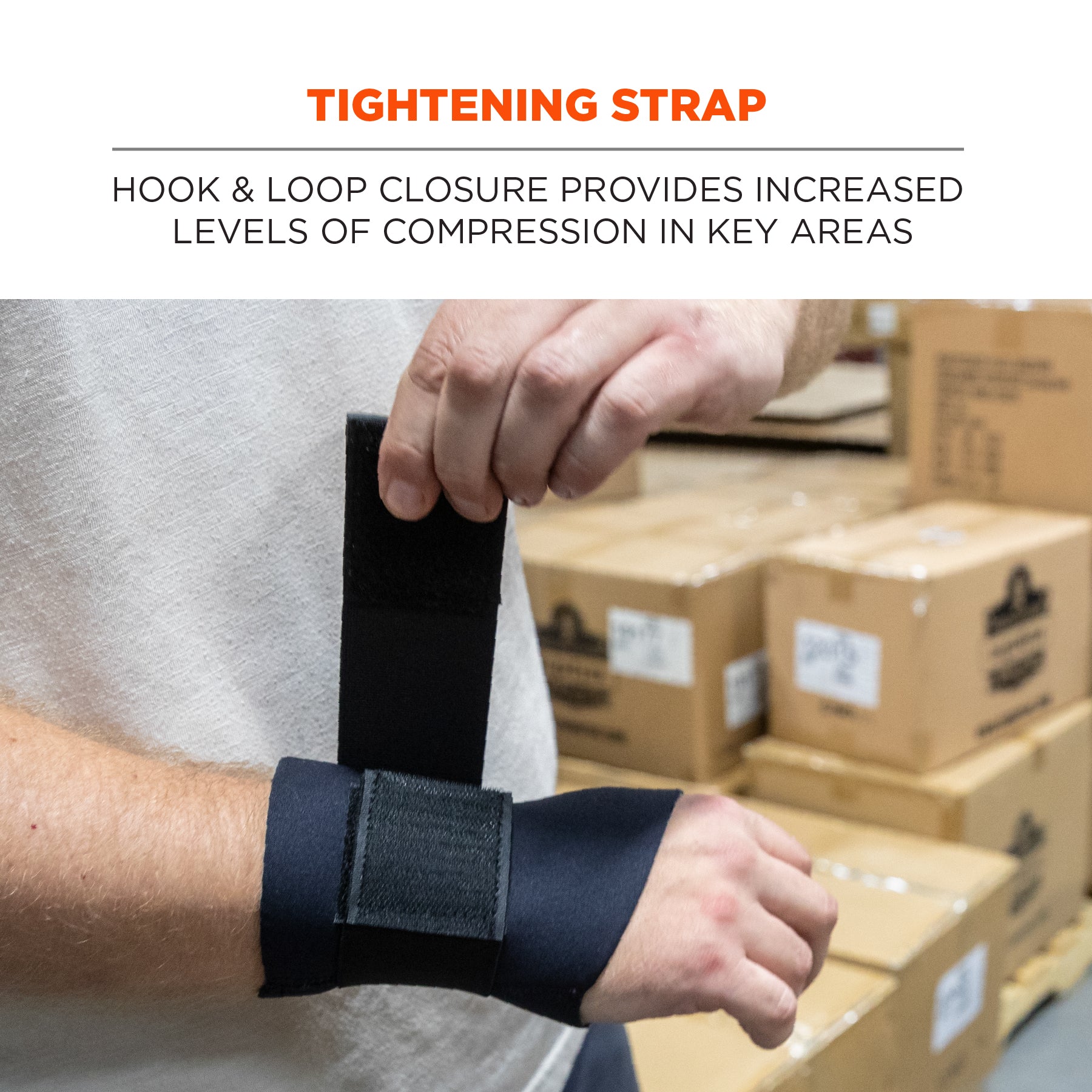 wrist support proflex 670 ambidextrous single strap neoprene left or right hand black large
