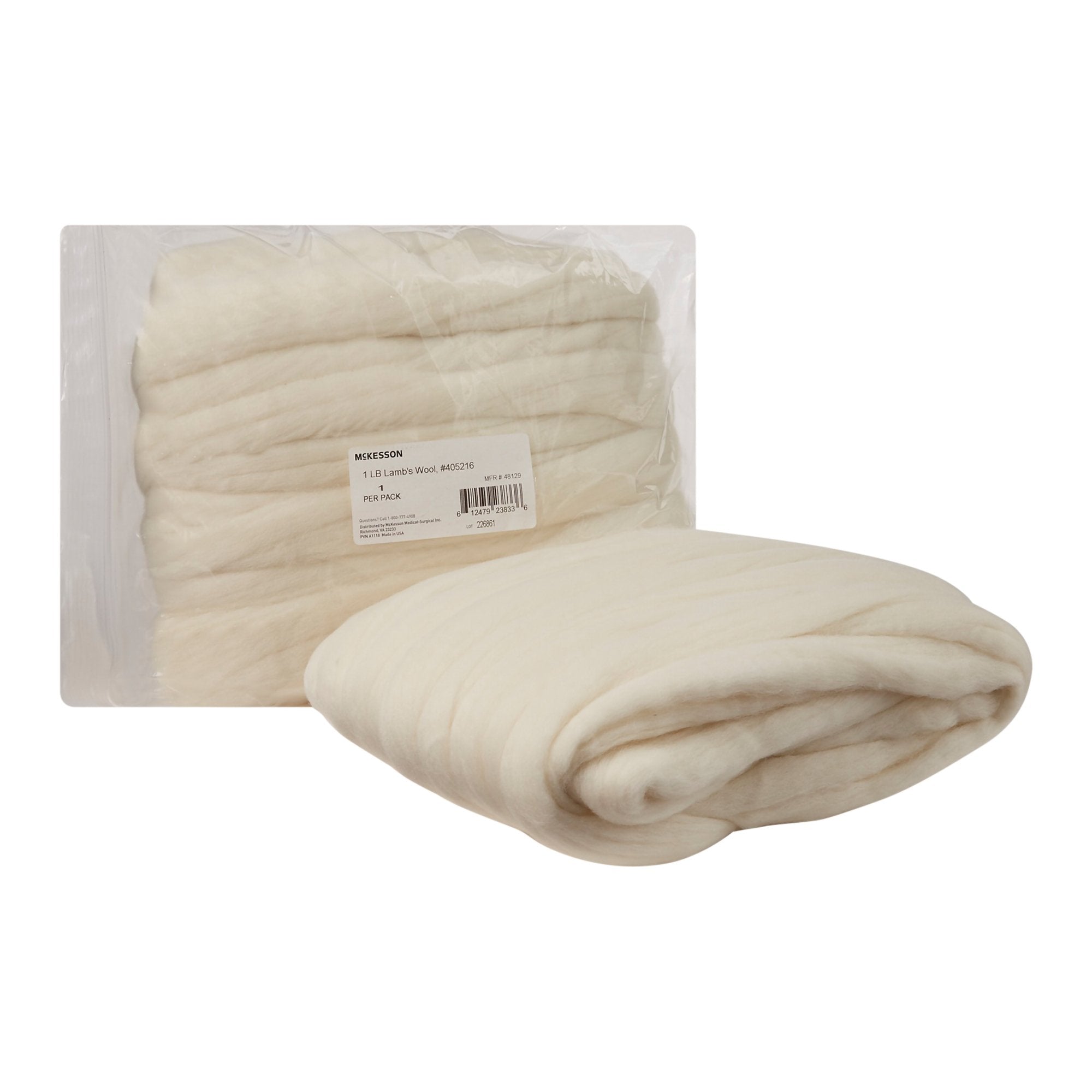 Lamb's Wool Padding McKesson 1 lb.