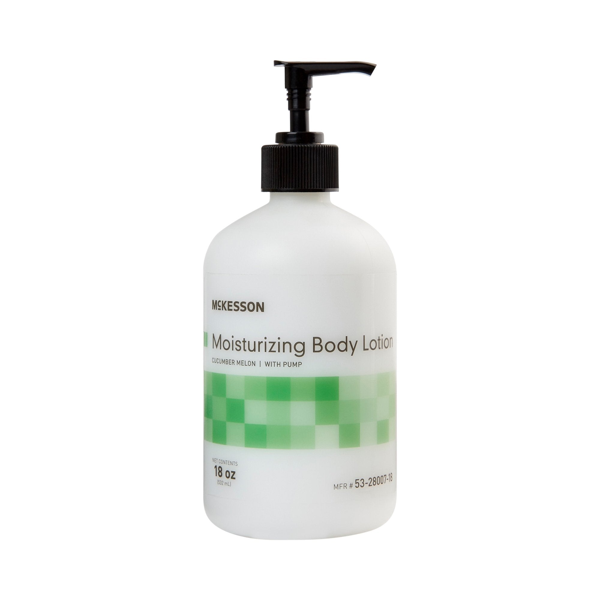 Hand and Body Moisturizer McKesson 18 oz. Pump Bottle Cucumber Melon Scent Lotion, Packaging Type- Each