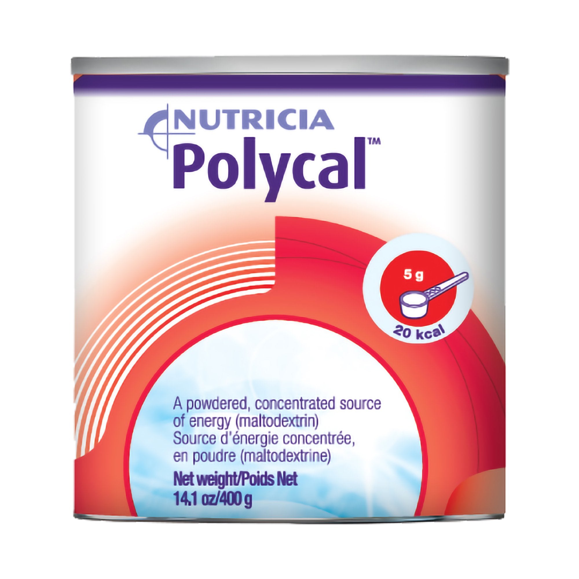 Oral Supplement Polycal Unflavored Powder 400 Gram Canister