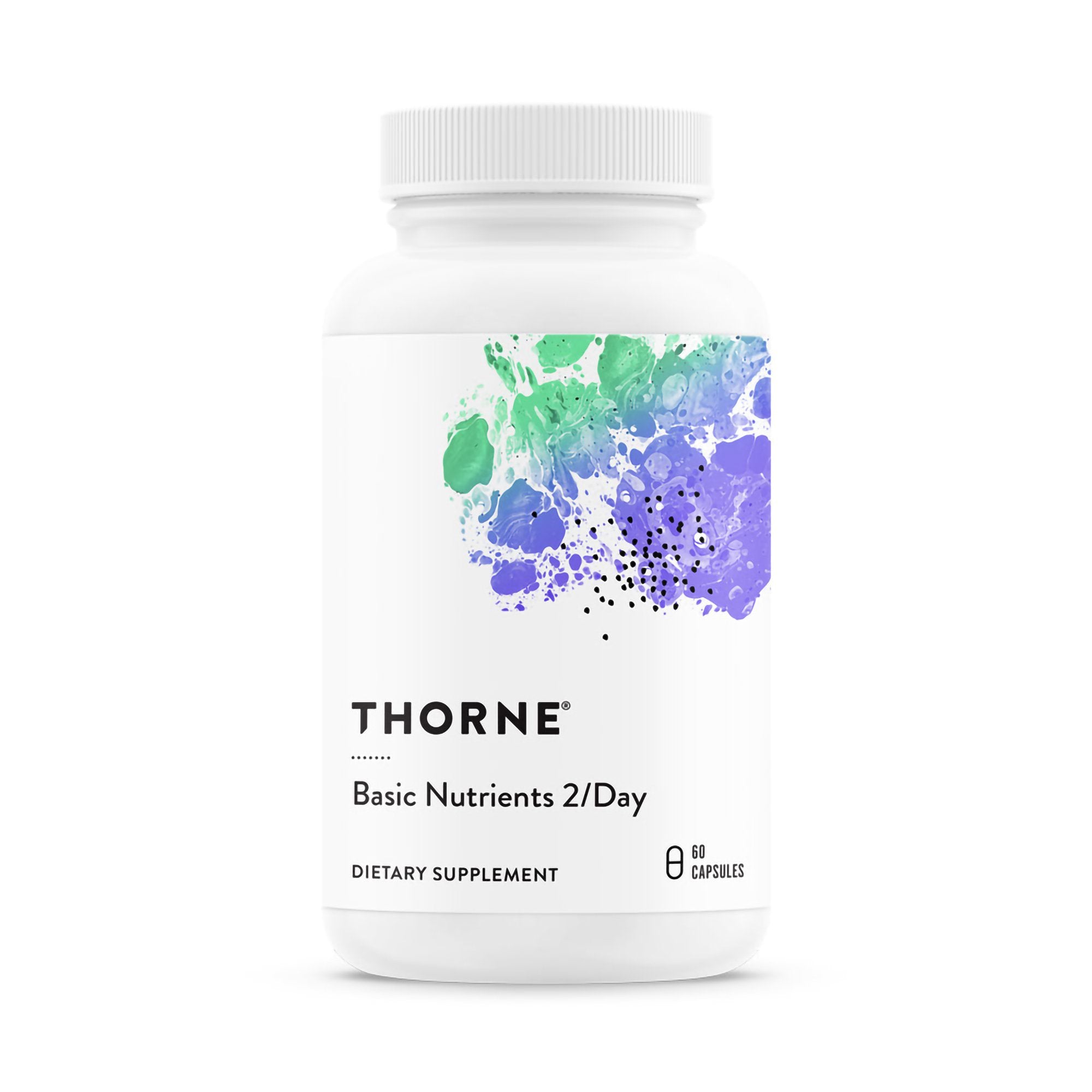 Dietary Supplement THORNE Basic Nutrients 2/Day Various Strengths Capsule 60 per Bottle, Packaging Type- Case