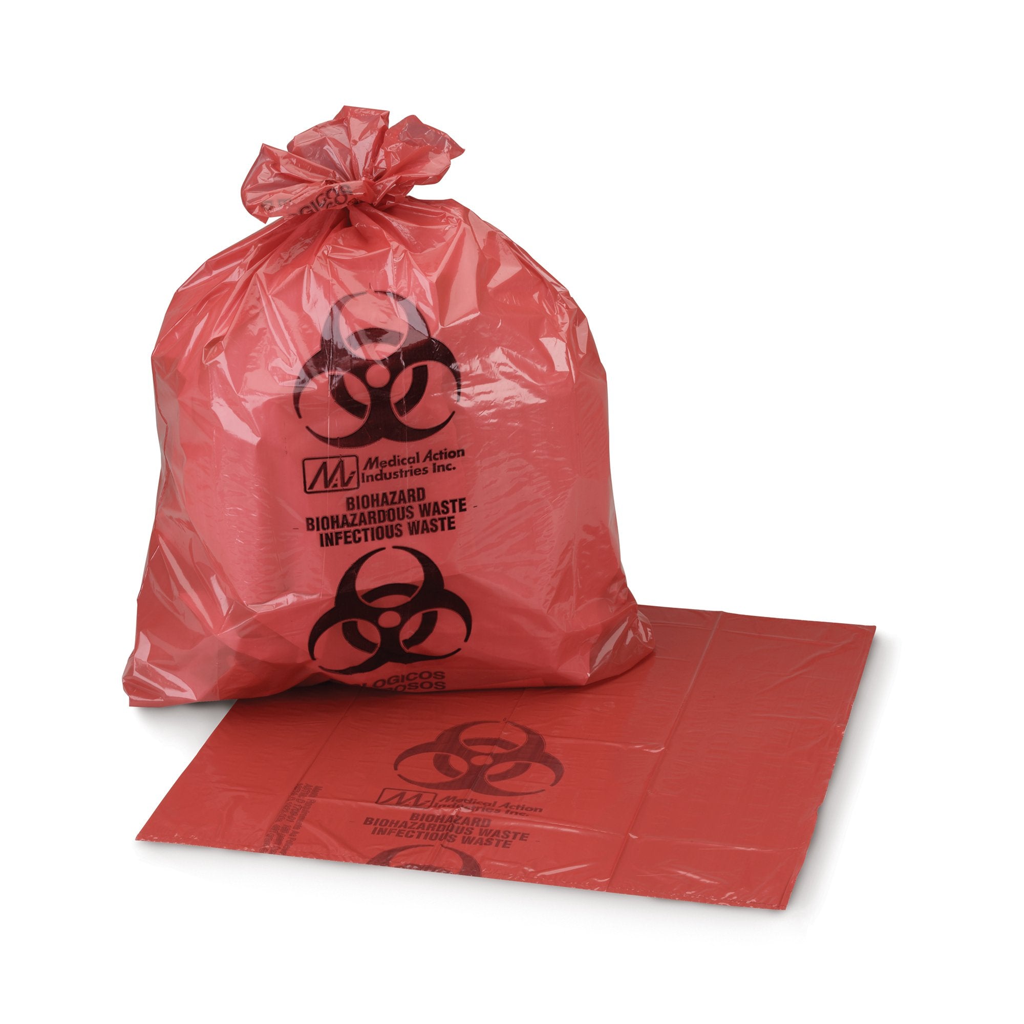 Infectious Waste Bag McKesson 45 to 55 gal. Red Bag 40 X 55 Inch, Packaging Type- Case