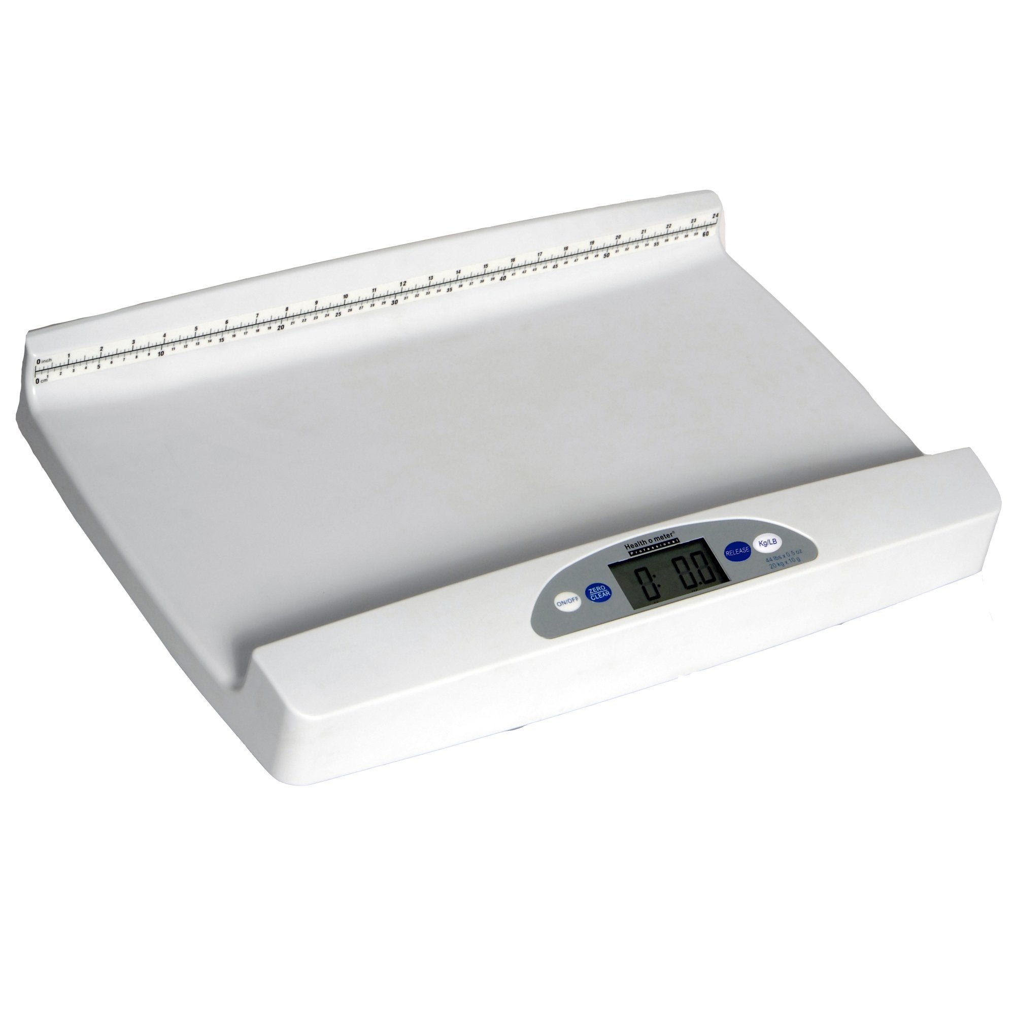 Pediatric Scale Health O Meter Digital Display 44 lbs. / 20 kg Capacity White Battery Operated