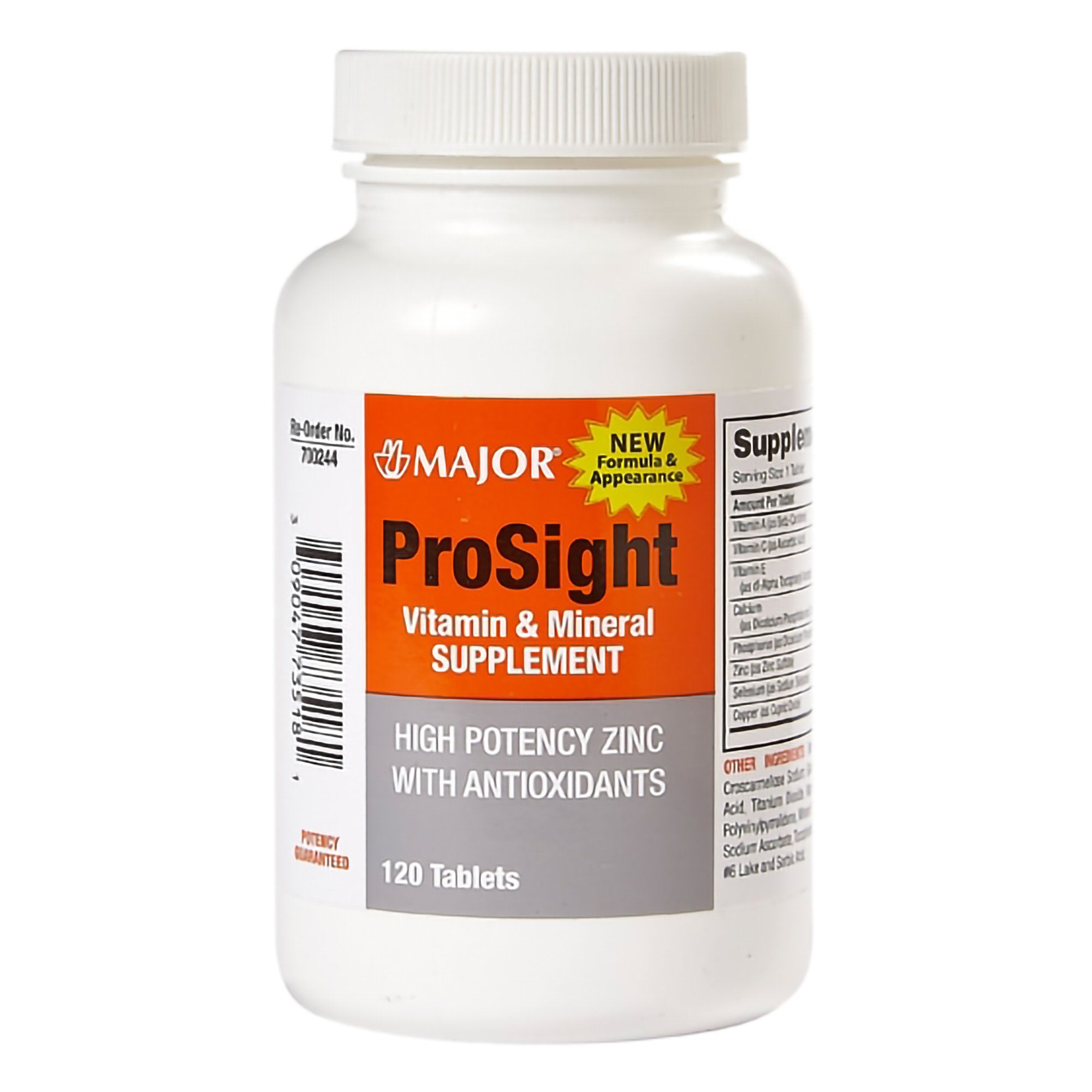 Multivitamin Supplement Prosight Vitamin A / Ascorbic Acid 5,000 IU - 60 mg Strength Tablet 120 per Bottle