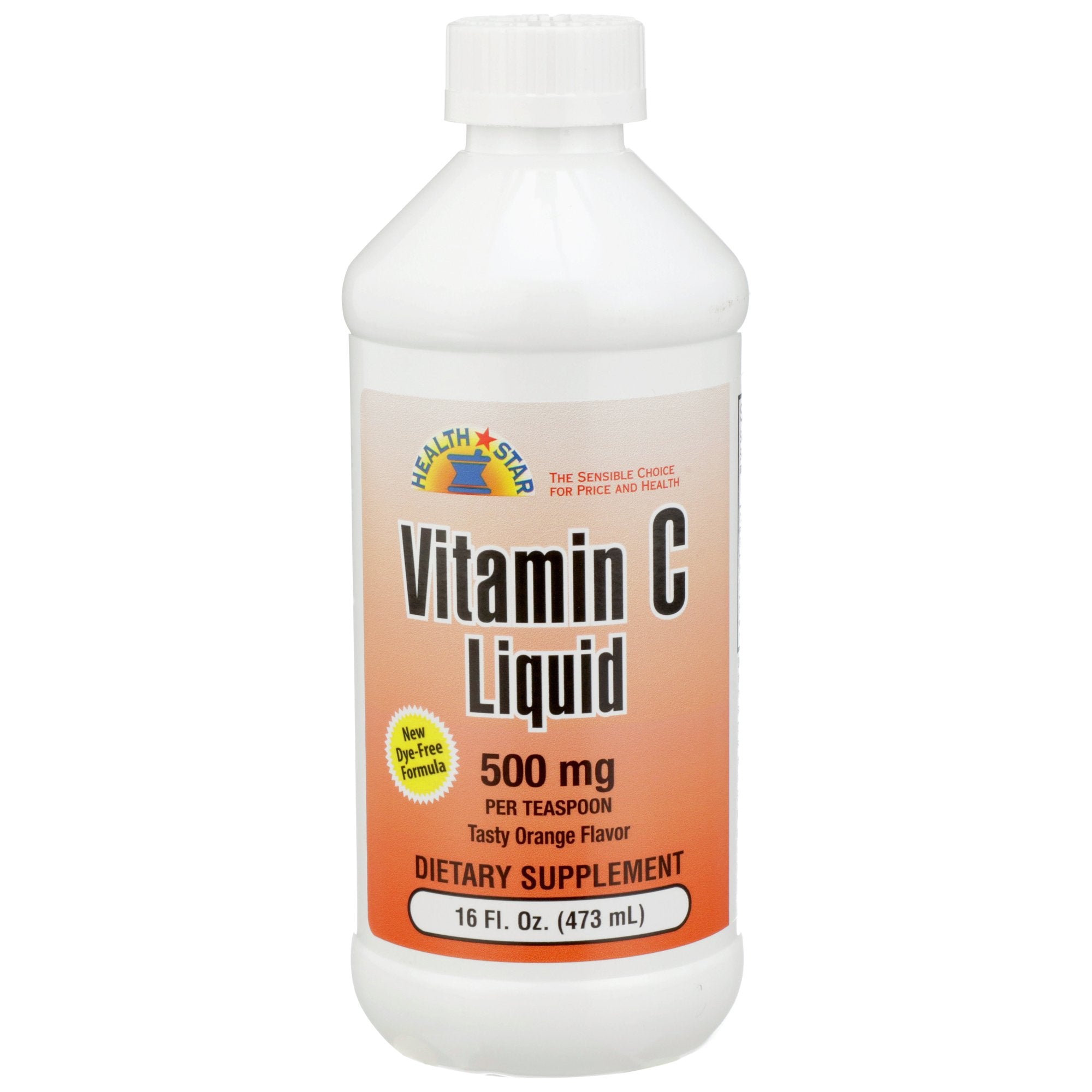 Vitamin C Supplement Geri-Care Ascorbic Acid 500 mg Strength Liquid 16 oz., Packaging Type- Case