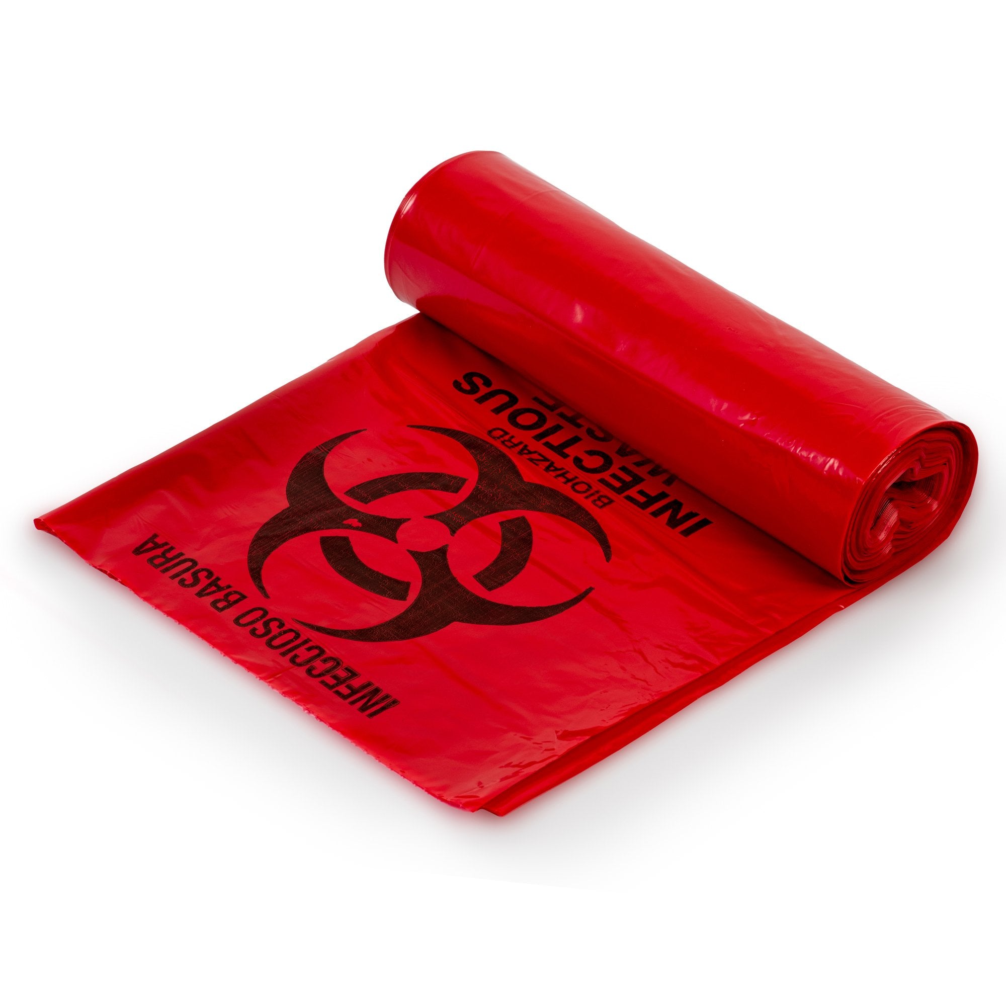 Infectious Waste Bag Colonial Bag 10 gal. Red Bag LLDPE 24 X 24 Inch, Packaging Type- Case