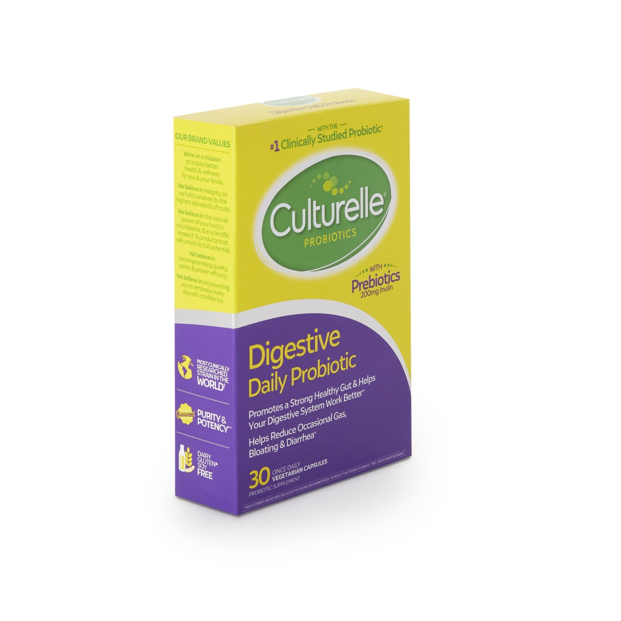 Probiotic Dietary Supplement Culturelle 30 per Box Capsule