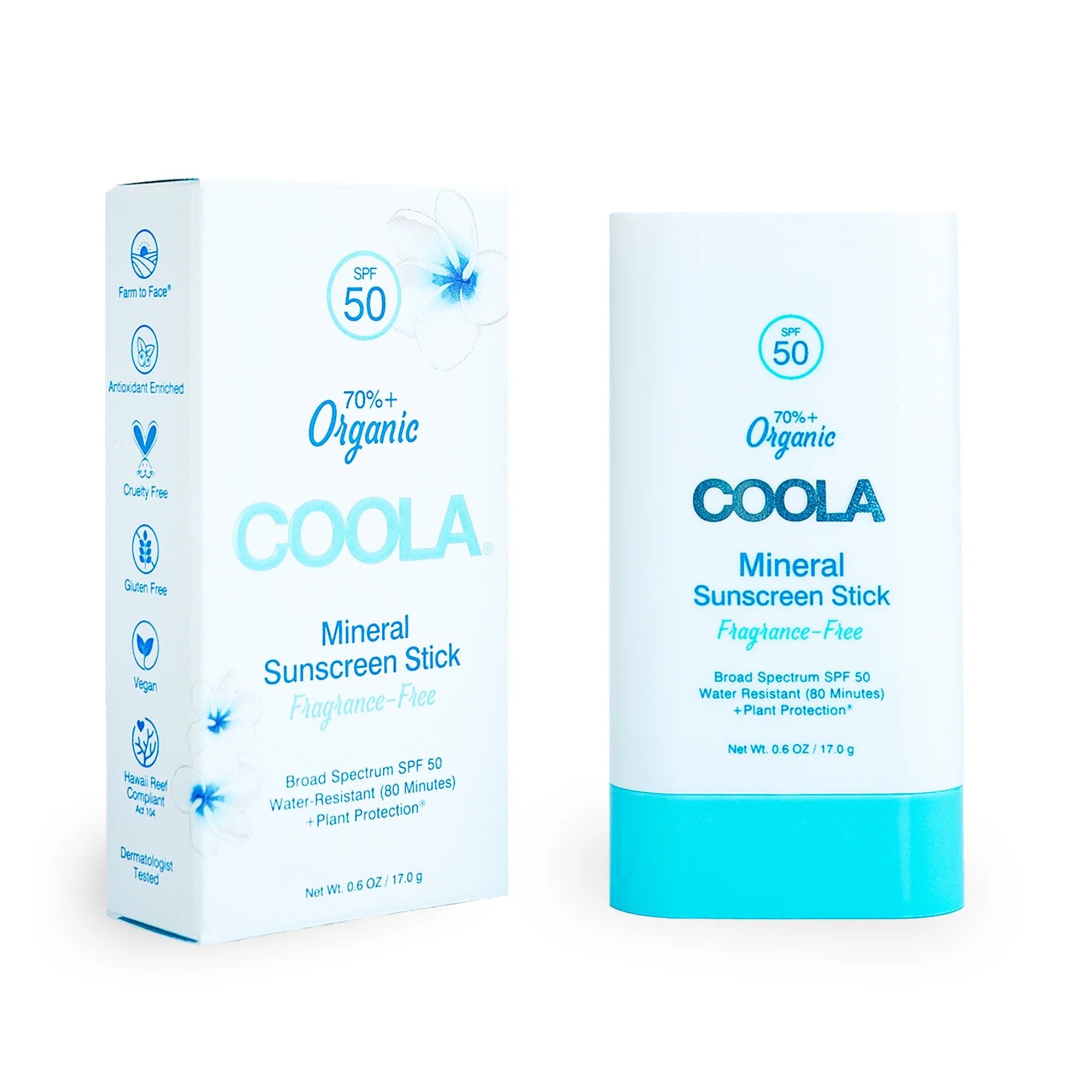 Sunscreen COOLA® Mineral SPF 50 Stick 0.6 oz. Tube