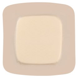 Thin Foam Dressing FoamLite 3-1/4 X 3-1/4 Inch With Border Film Backing Silicone Adhesive Square Sterile, Packaging Type- Box