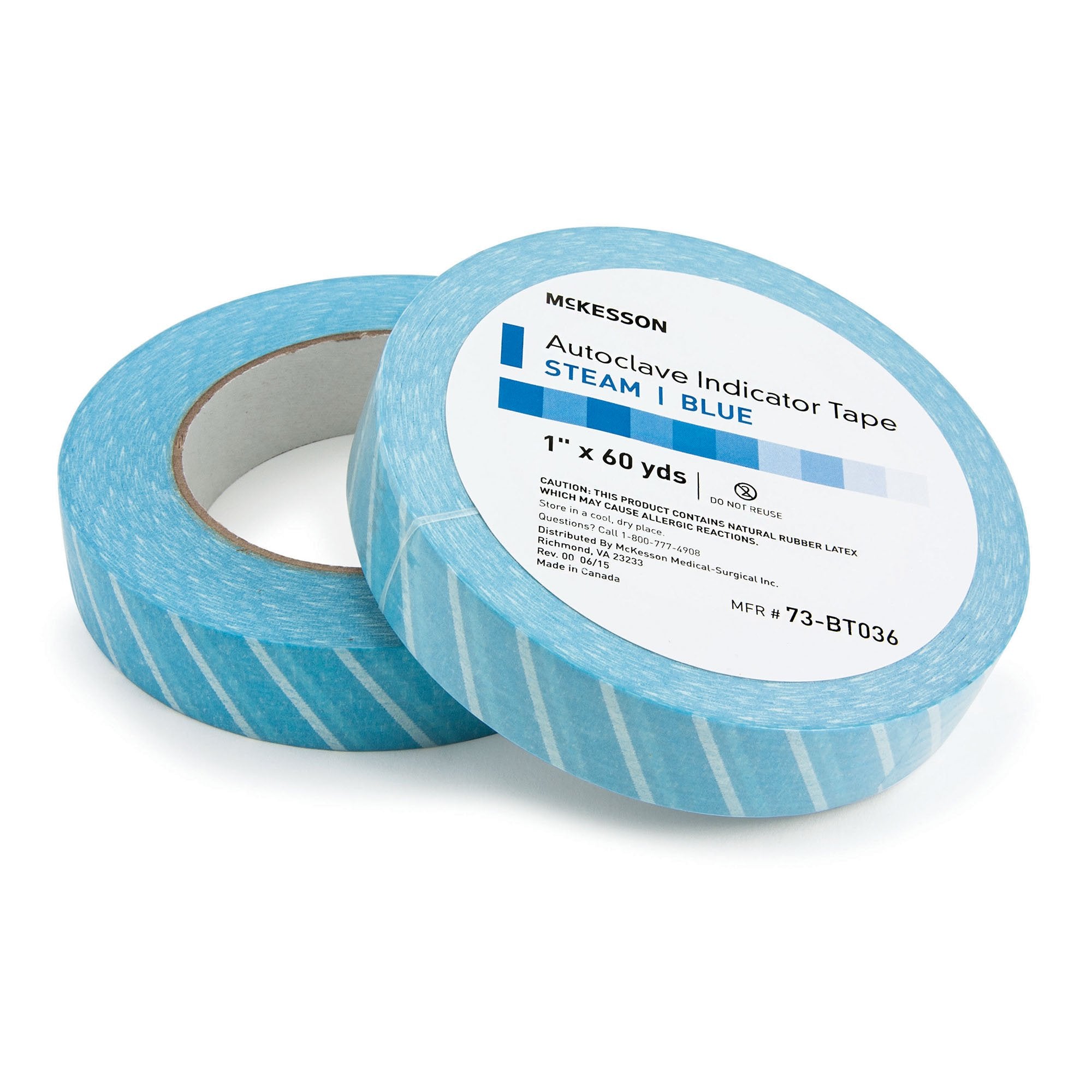 Steam Indicator Tape McKesson 1 Inch X 60 Yard Steam, Packaging Type- Case