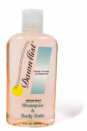 Shampoo and Body Wash DawnMist 4 oz. Flip Top Bottle Apricot Scent