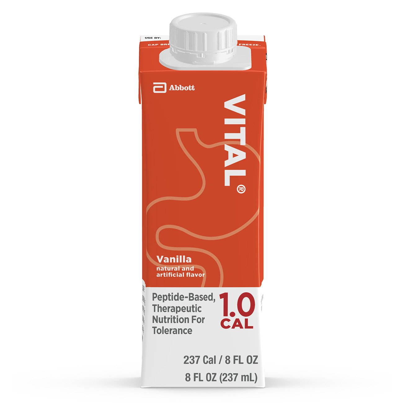 Oral Supplement Vital 1.0 Cal Vanilla Flavor Liquid 8 oz. Reclosable Carton, Packaging Type- Case