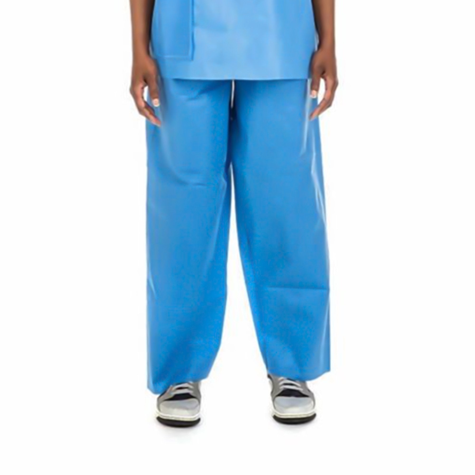 Scrub Pants Straight Leg X-Large Blue Unisex, Packaging Type- Case