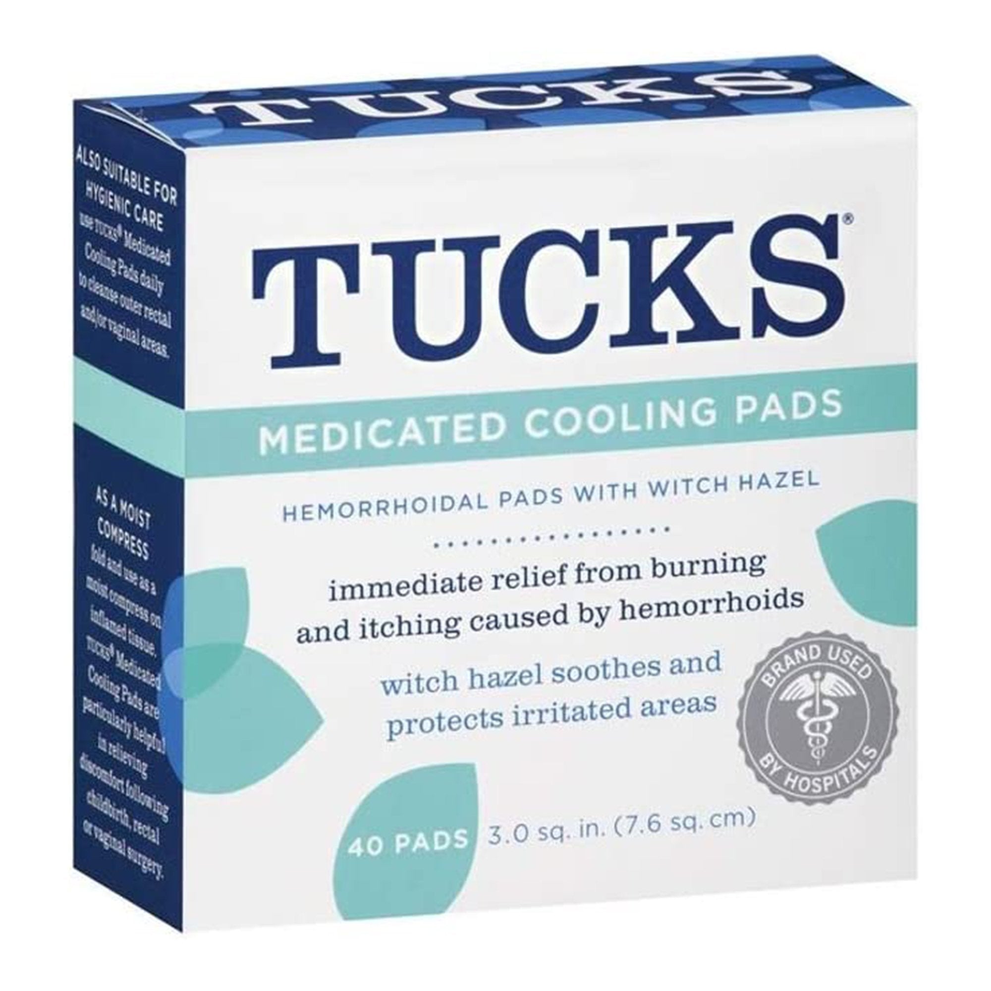 Hemorrhoid Relief Tucks Pad 40 per Box, Packaging Type- Box