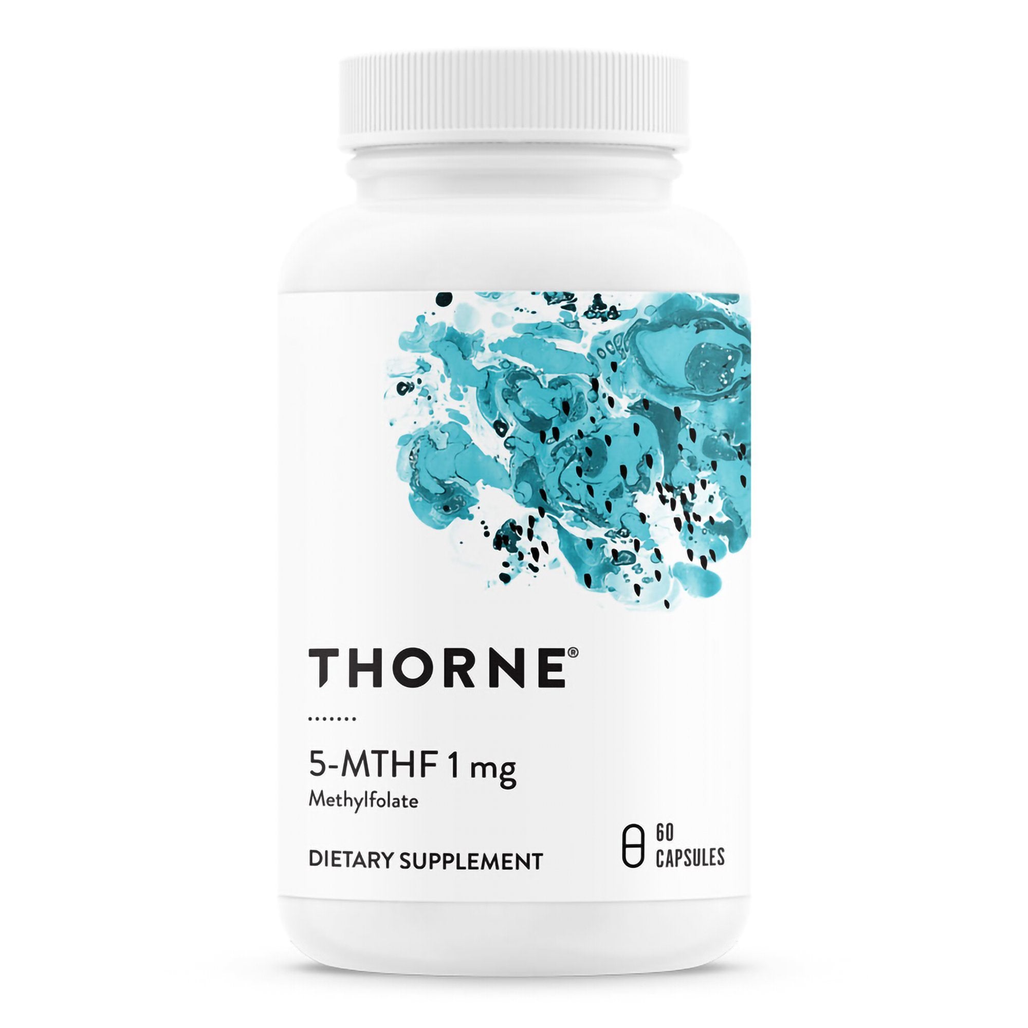 Dietary Supplement THORNE® 5-MTHF Folate 1 mg Strength Capsule 60 per Bottle