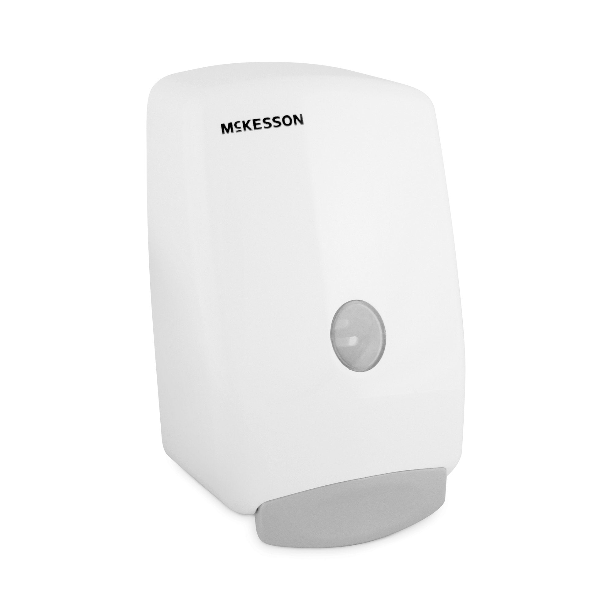 Soap Dispenser McKesson White Plastic Manual Push 2000 mL Wall Mount