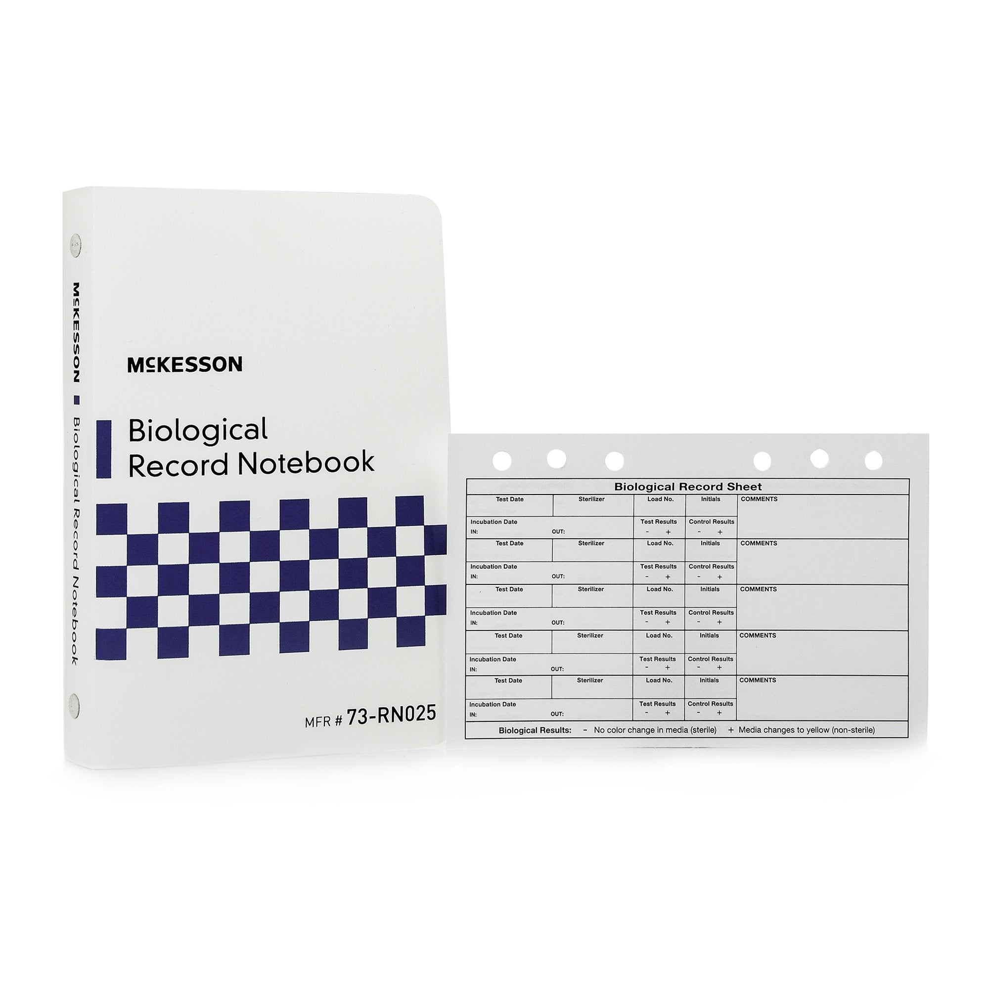 Biological Record Notebook McKesson, Packaging Type- Each