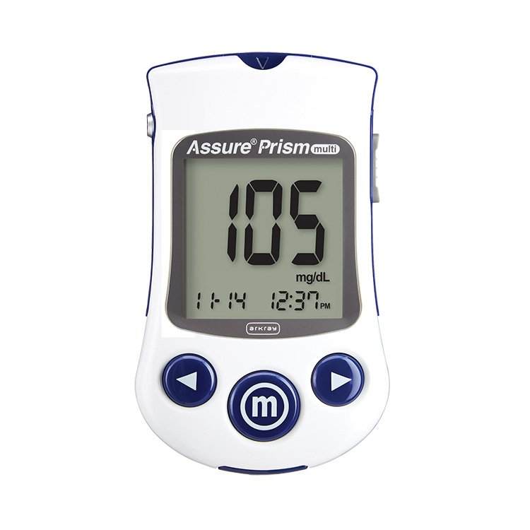 Blood Glucose Meter Assure® Prism Multi 5 Second Results Stores up to 500 Results No Coding Required