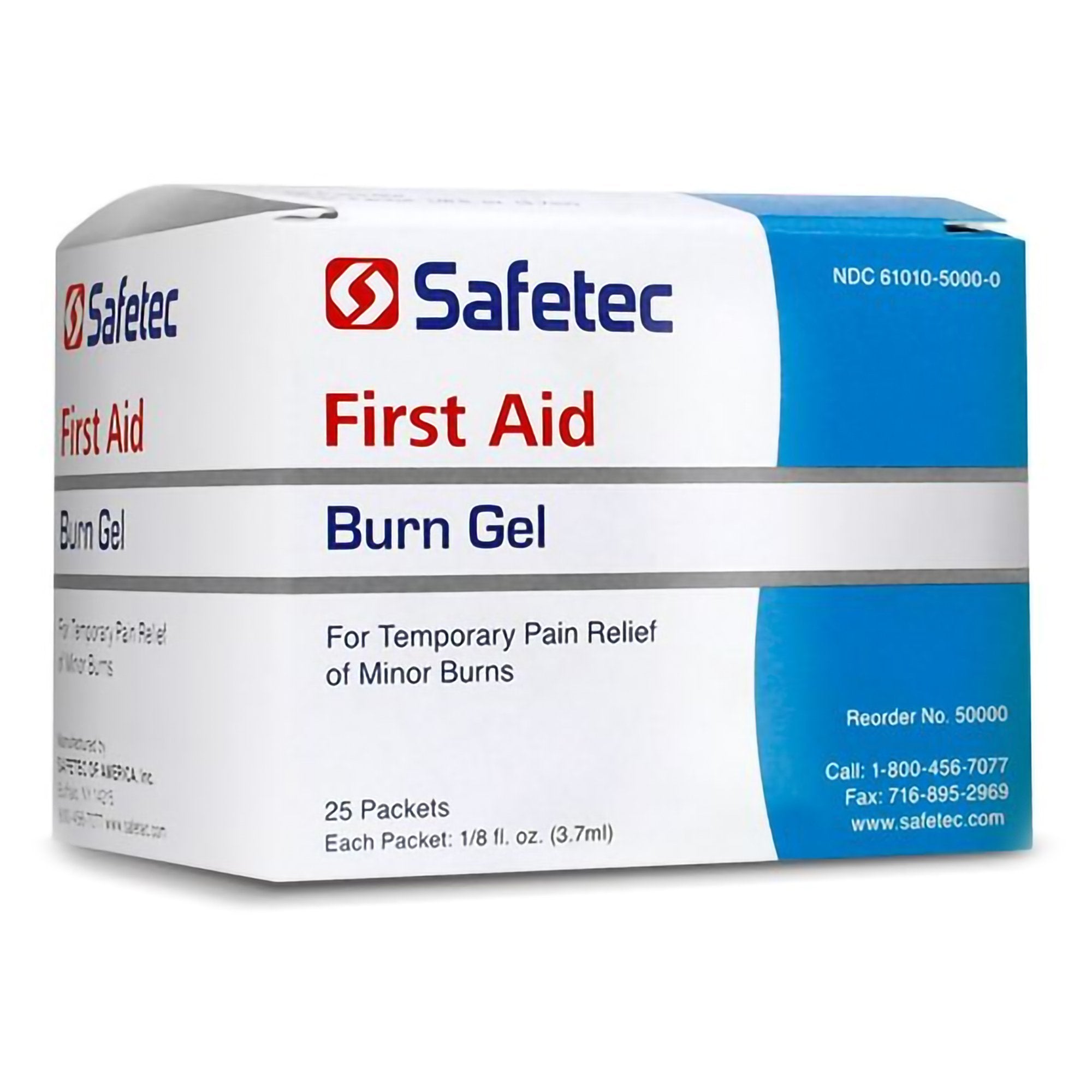 Burn Relief Topical Gel 0.9 Gram Individual Packet, Packaging Type- Box