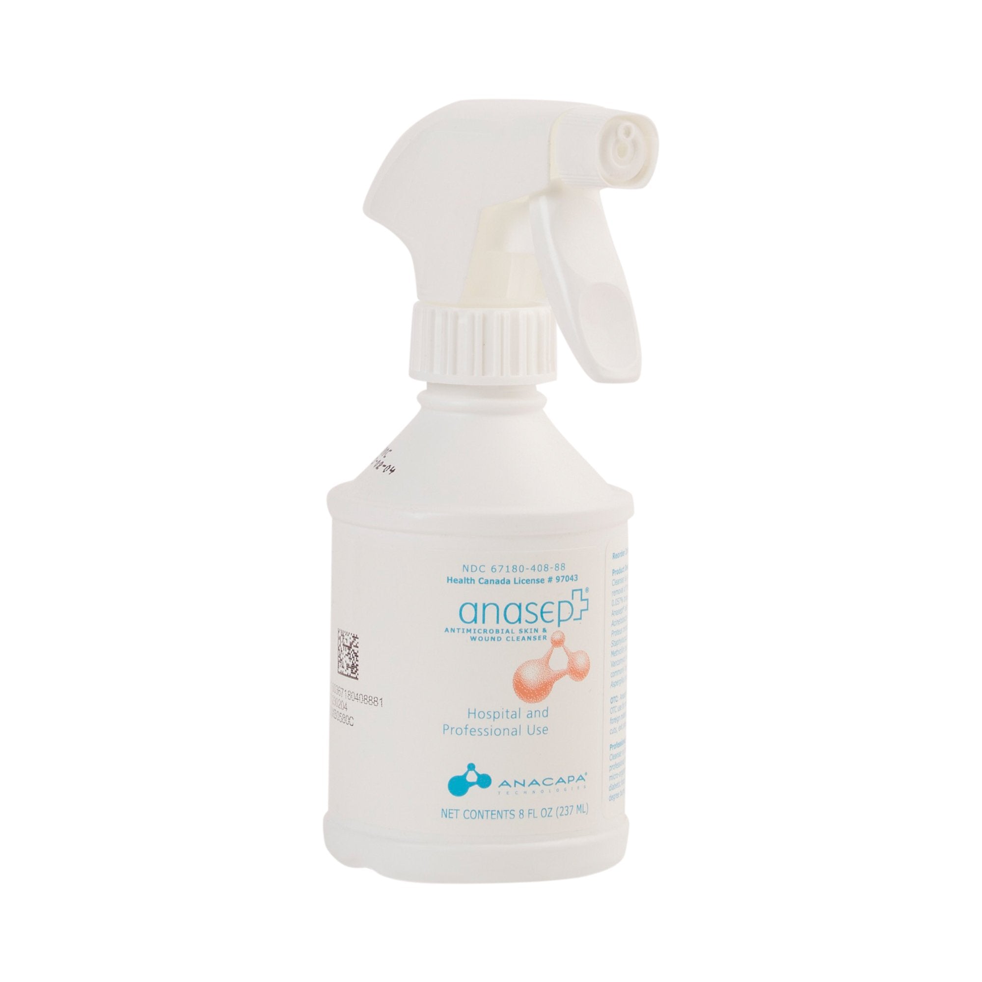 Wound Cleanser Anasept 8 oz. Pump Bottle NonSterile Antimicrobial, Packaging Type- Case