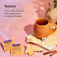 yogi tea morning vitality case of 6 16 bag