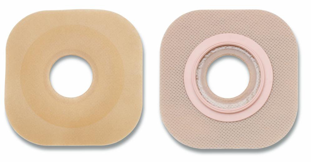 Ostomy Barrier New Image Flextend Precut, Extended Wear Without Tape 57 mm Flange Red Code System Hydrocolloid 1-1/2 Inch Opening, Packaging Type- Box