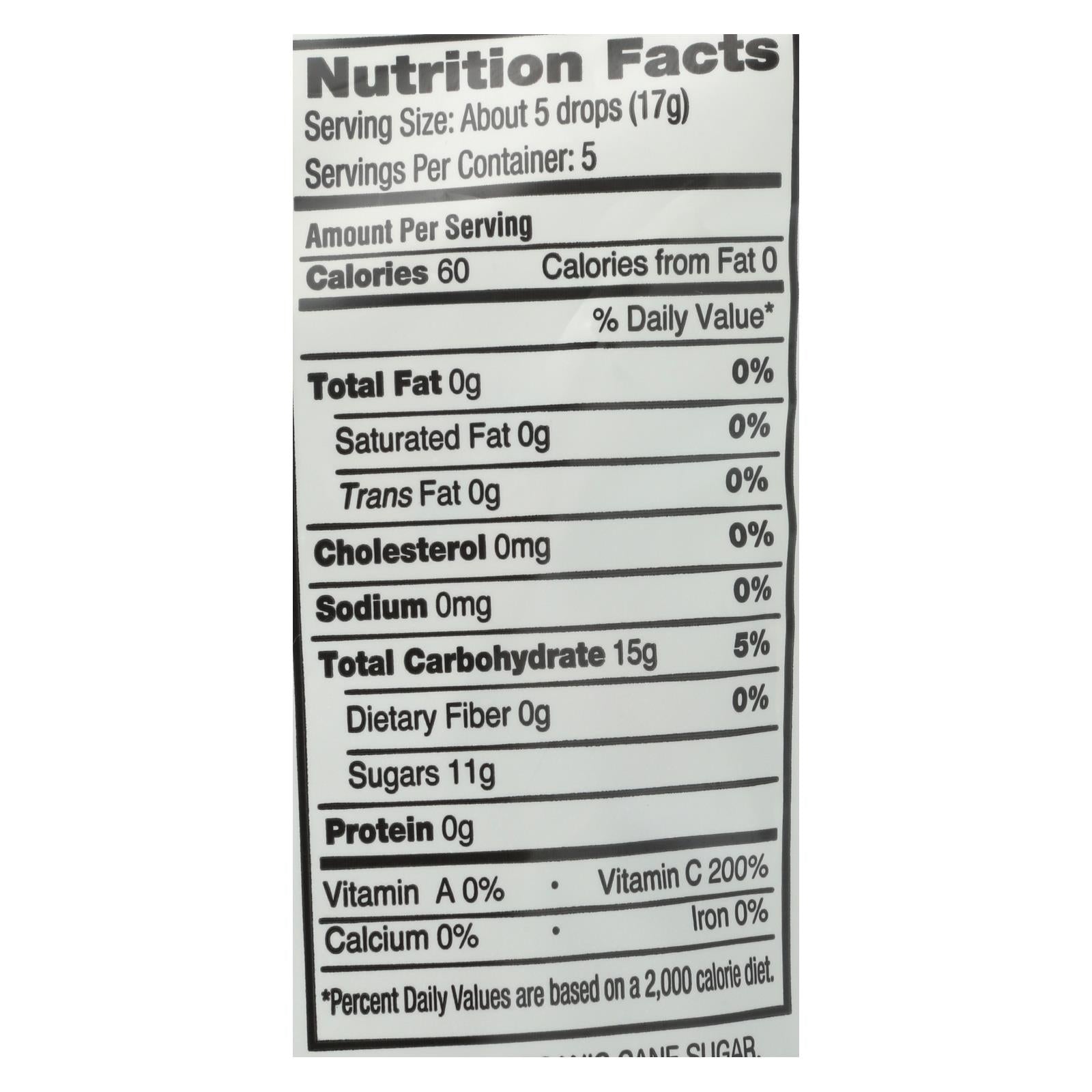 yummy earth organic vitamin c drops anti oxifruits case of 6 3 3 oz